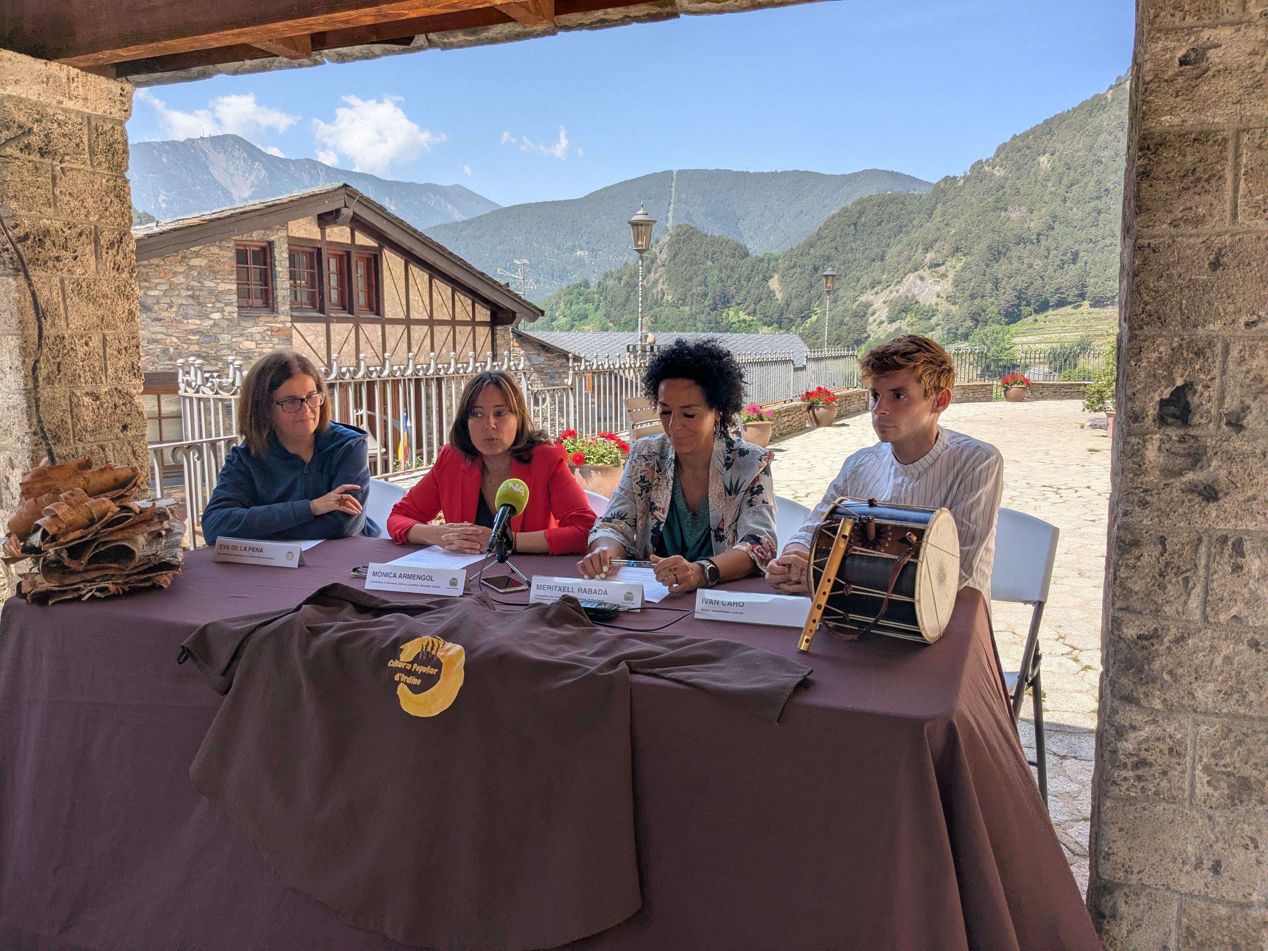 Presentació dels actes de Sant Pere a Ordino.