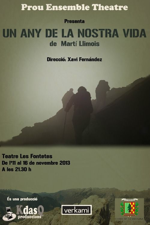 Cartell de quan es va representar l'obra al Teatre de les Fontetes l'any 2013. La portaveu del Sindicat, Rebeca Bonache.