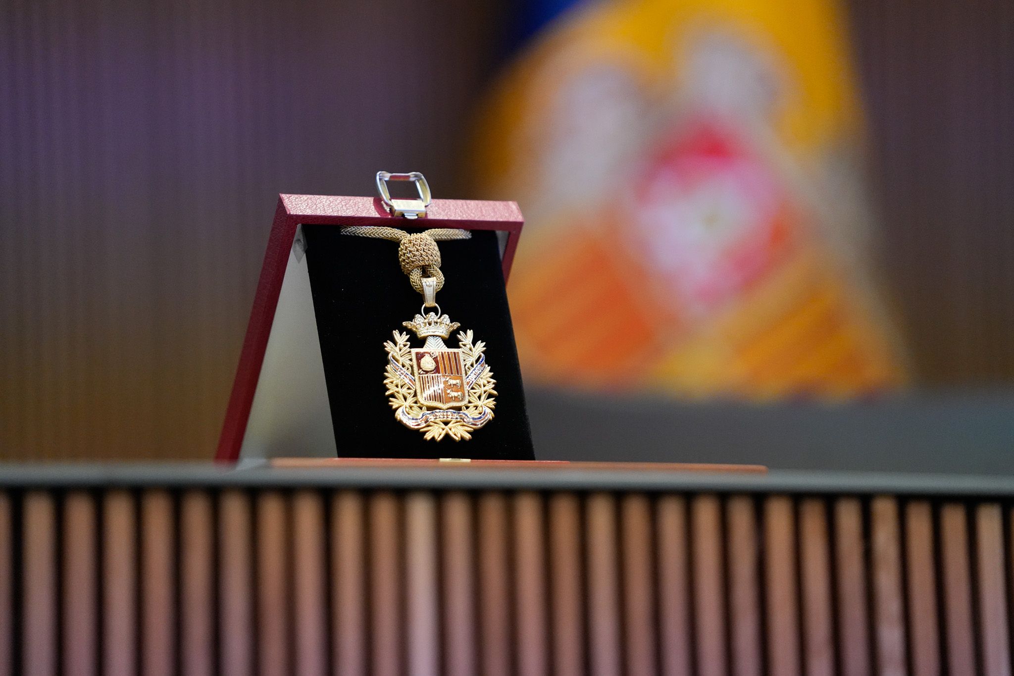 La medalla de Copríncep. La medalla de Copríncep.