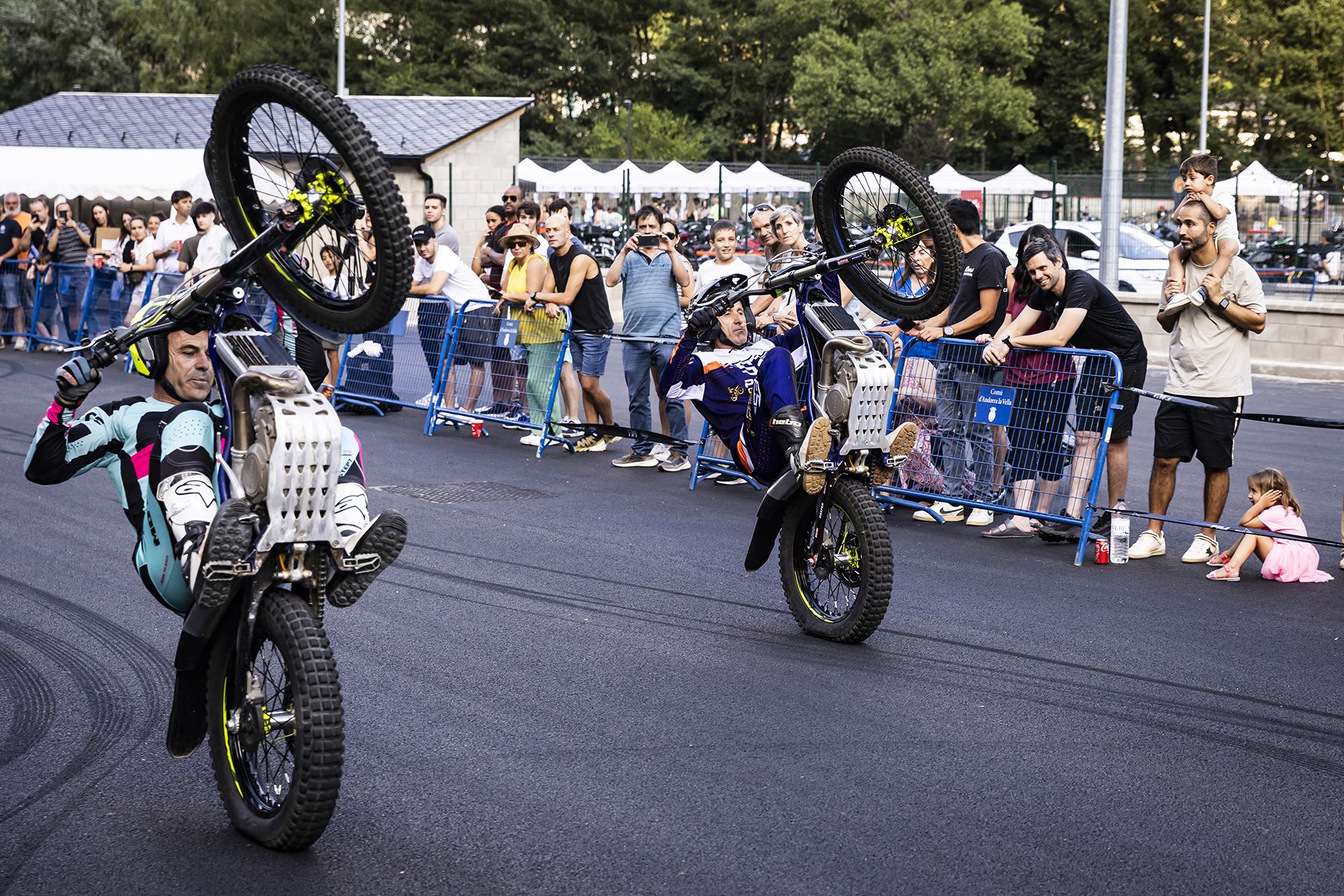 Exhibició de ‘trial’. Exhibició de ‘trial’.