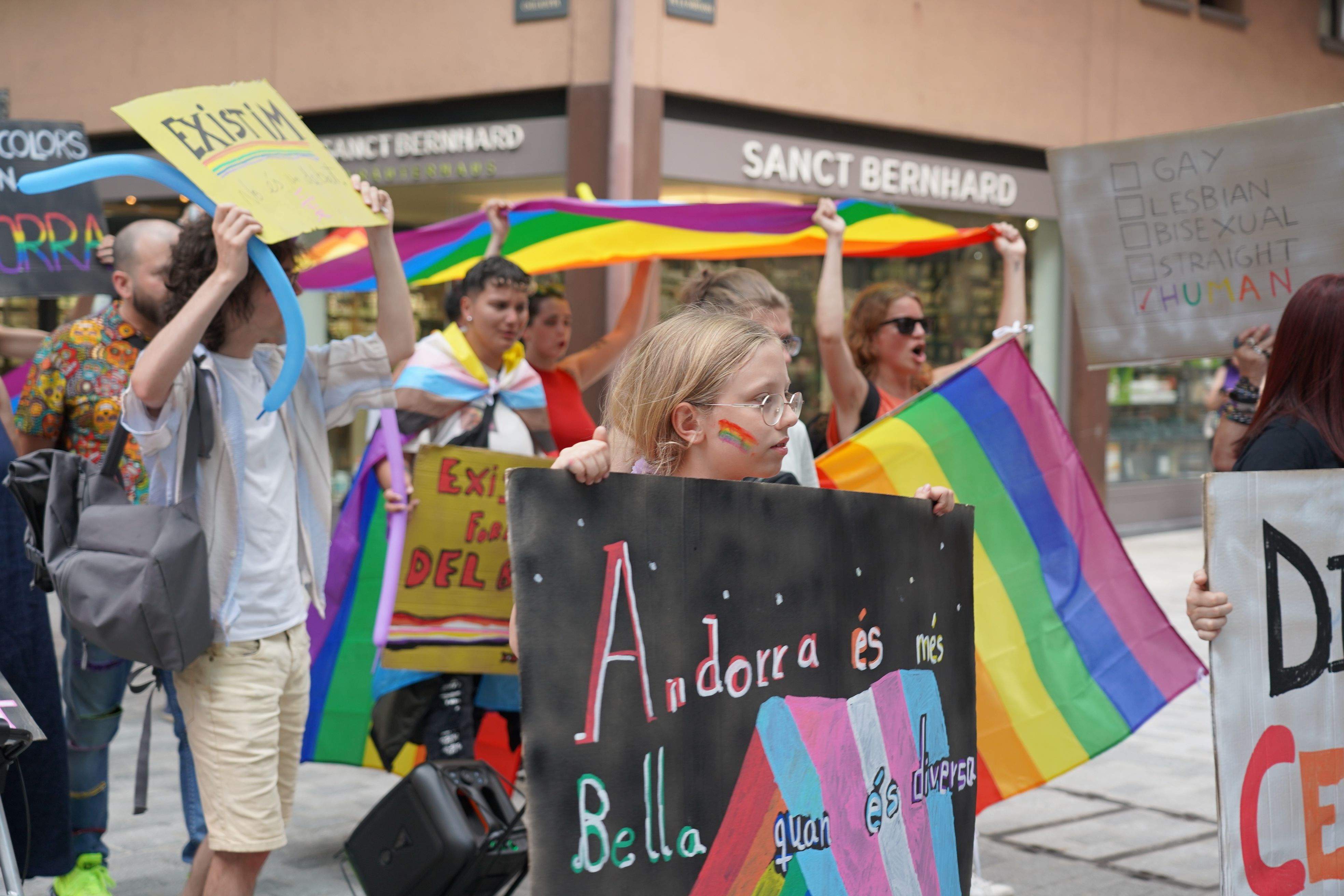Els més petits i petites també han participat a la marxa La portaveu del Sindicat, Rebeca Bonache.