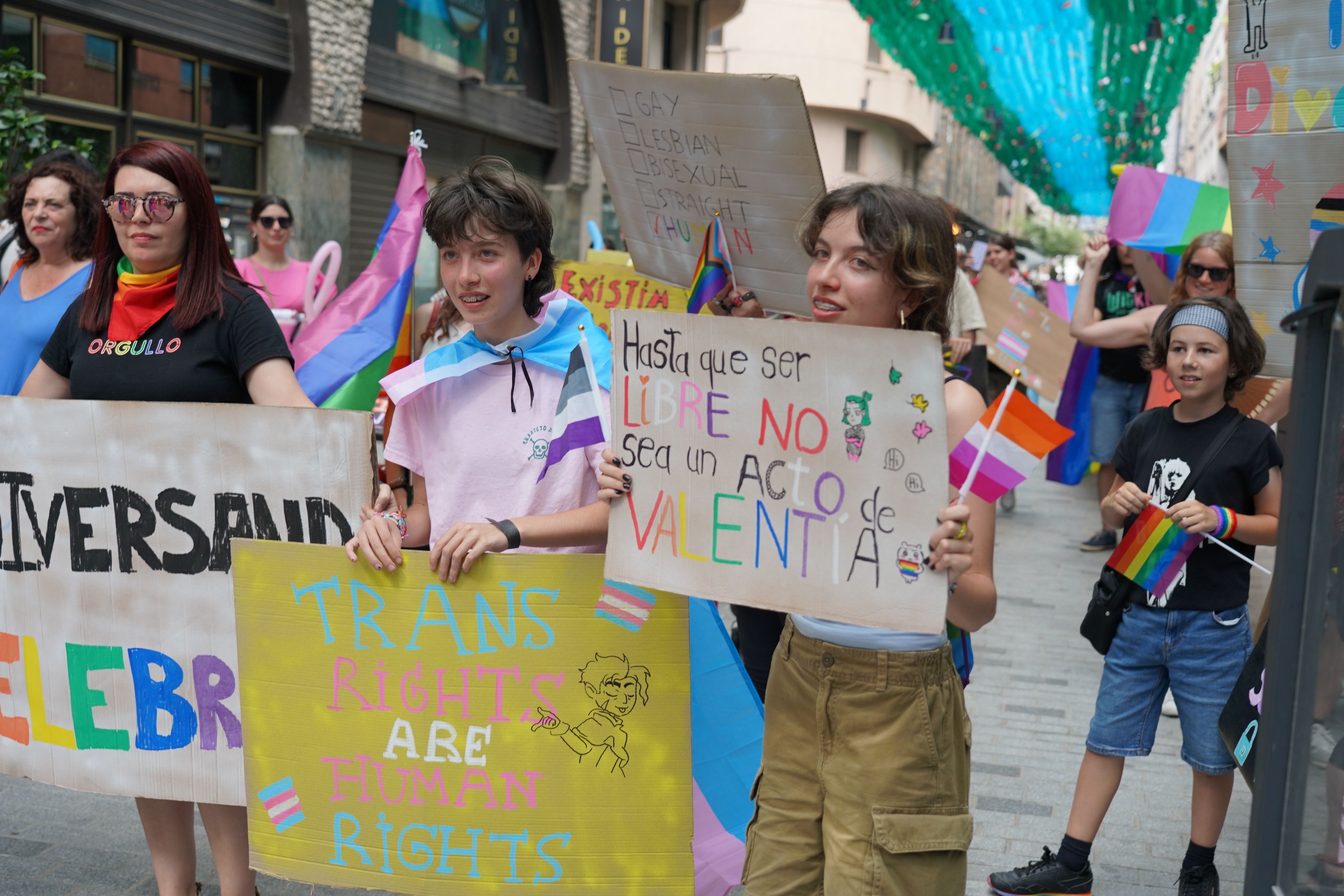 Un instant de la marxa.