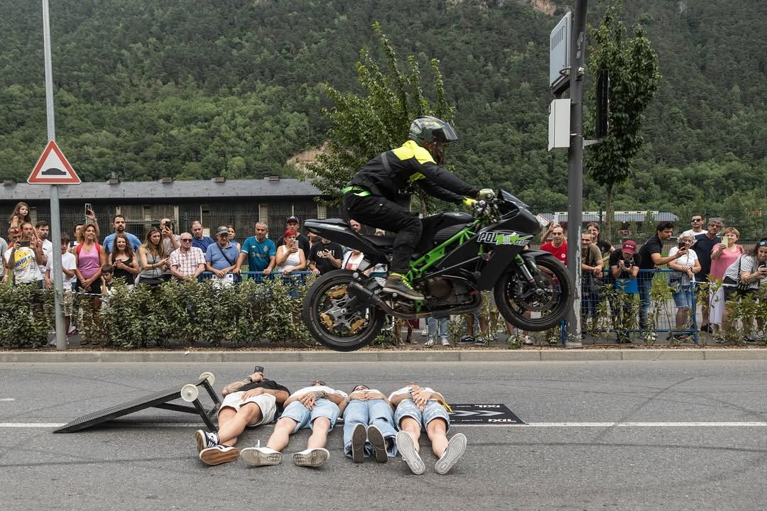 L’exhibició d'en Pol Ferrer durant el Motand.