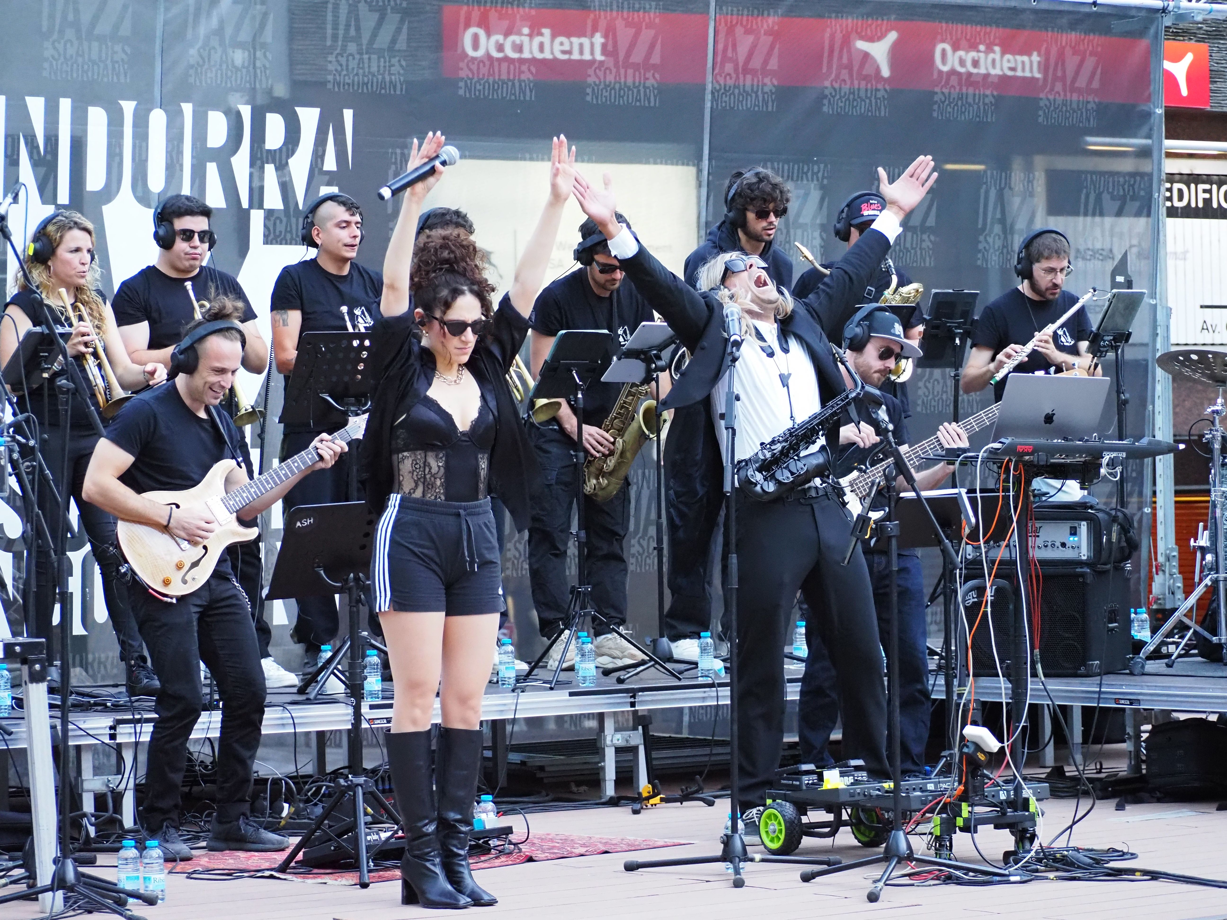 Un instant del concert. Un instant del concert.