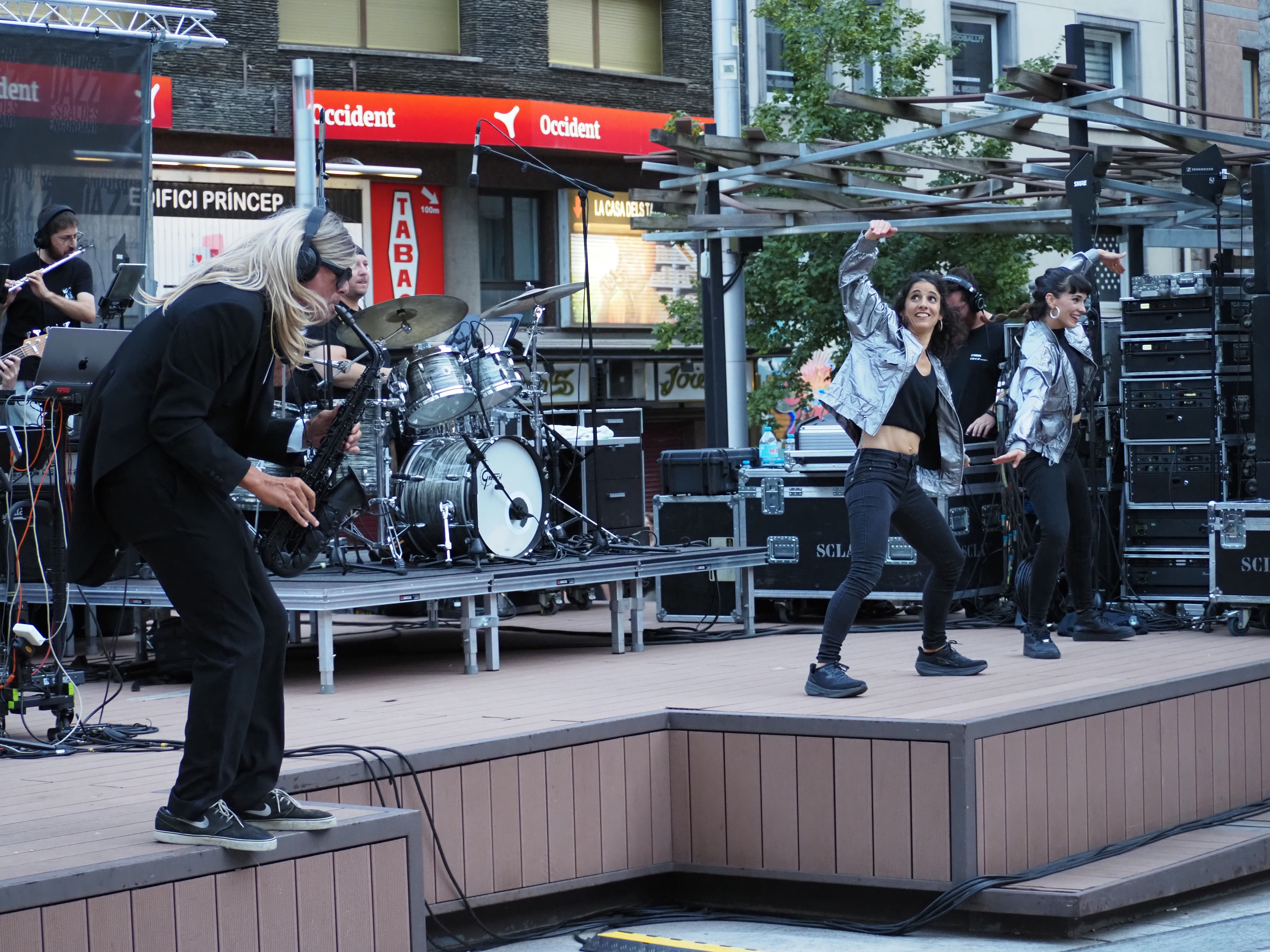 Un instant del concert. Un instant del concert.