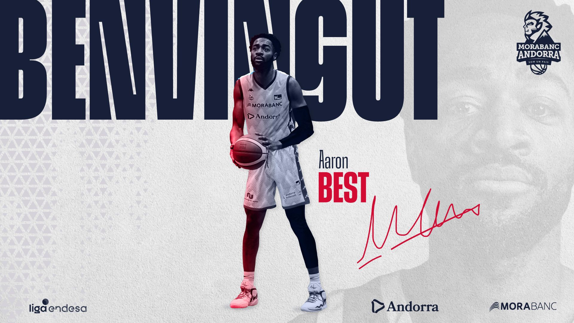 Aquest ha estat l'anunci del MoraBanc Andorra pel fitxatge de Best.