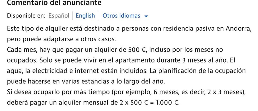 Anunci publicat al portal. Anunci publicat al portal.