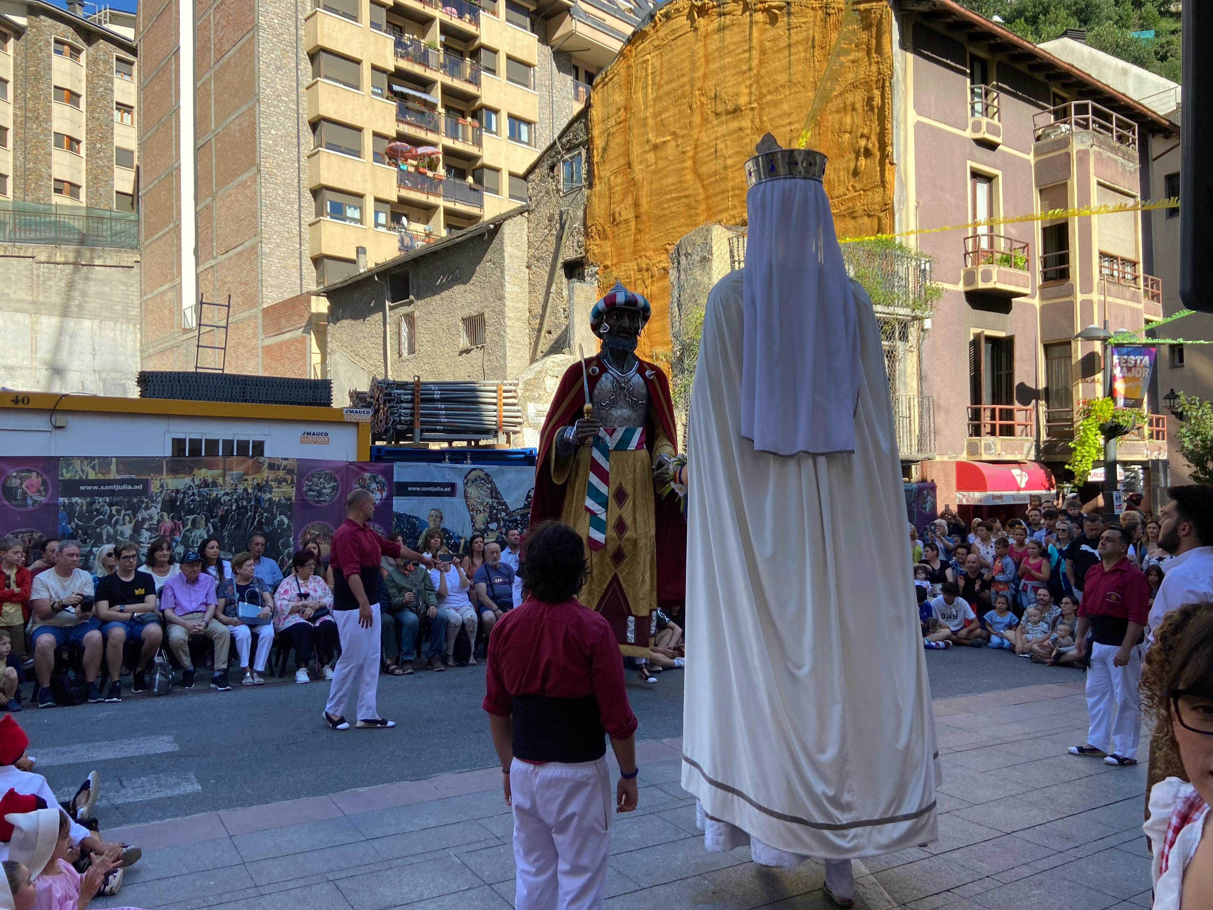 Els gegants, una part molt important de la tradició.