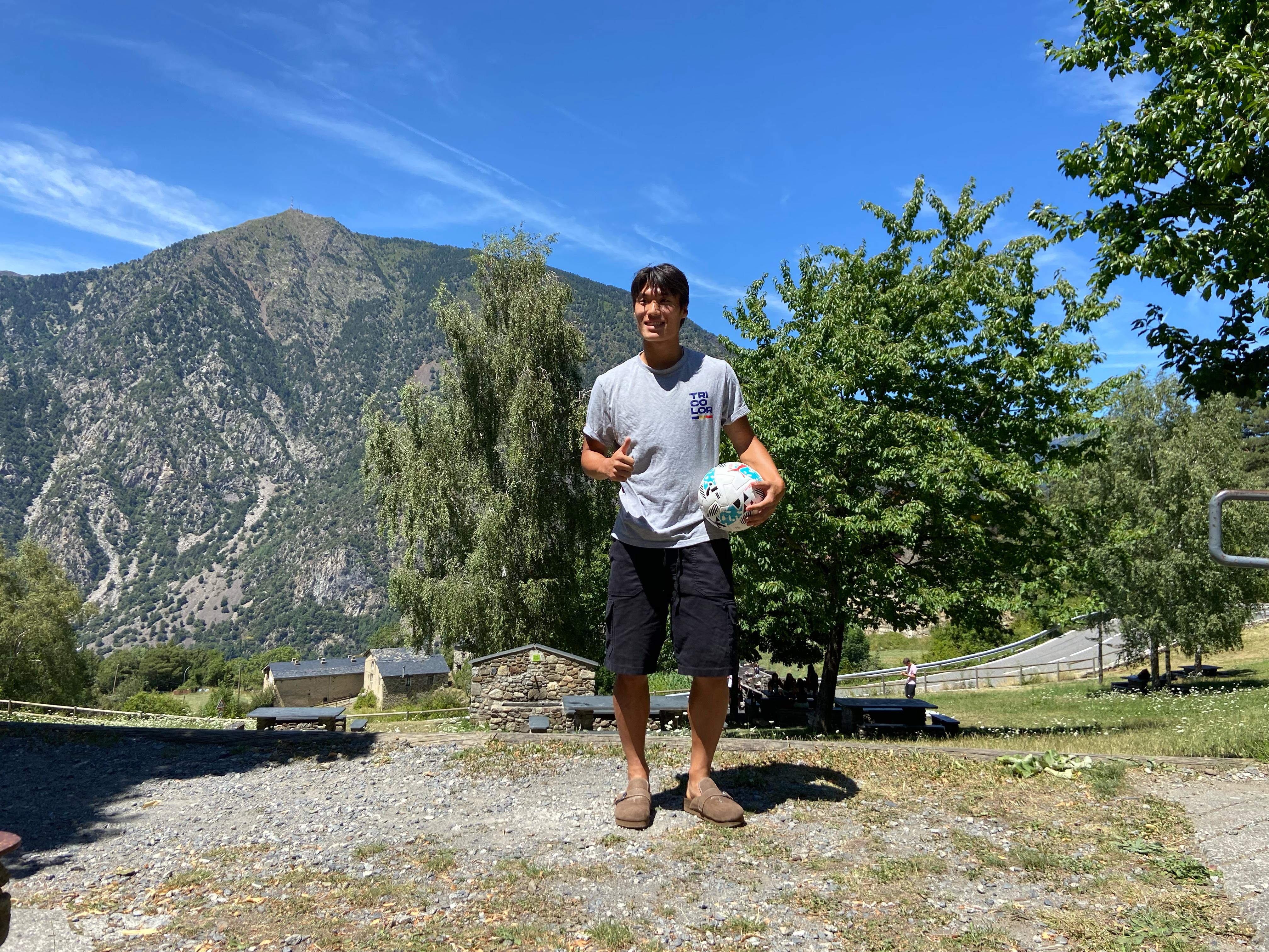 Kim Min-su, content de conèixer més a fons el Principat. Kim Min-su, content de conèixer més a fons el Principat.