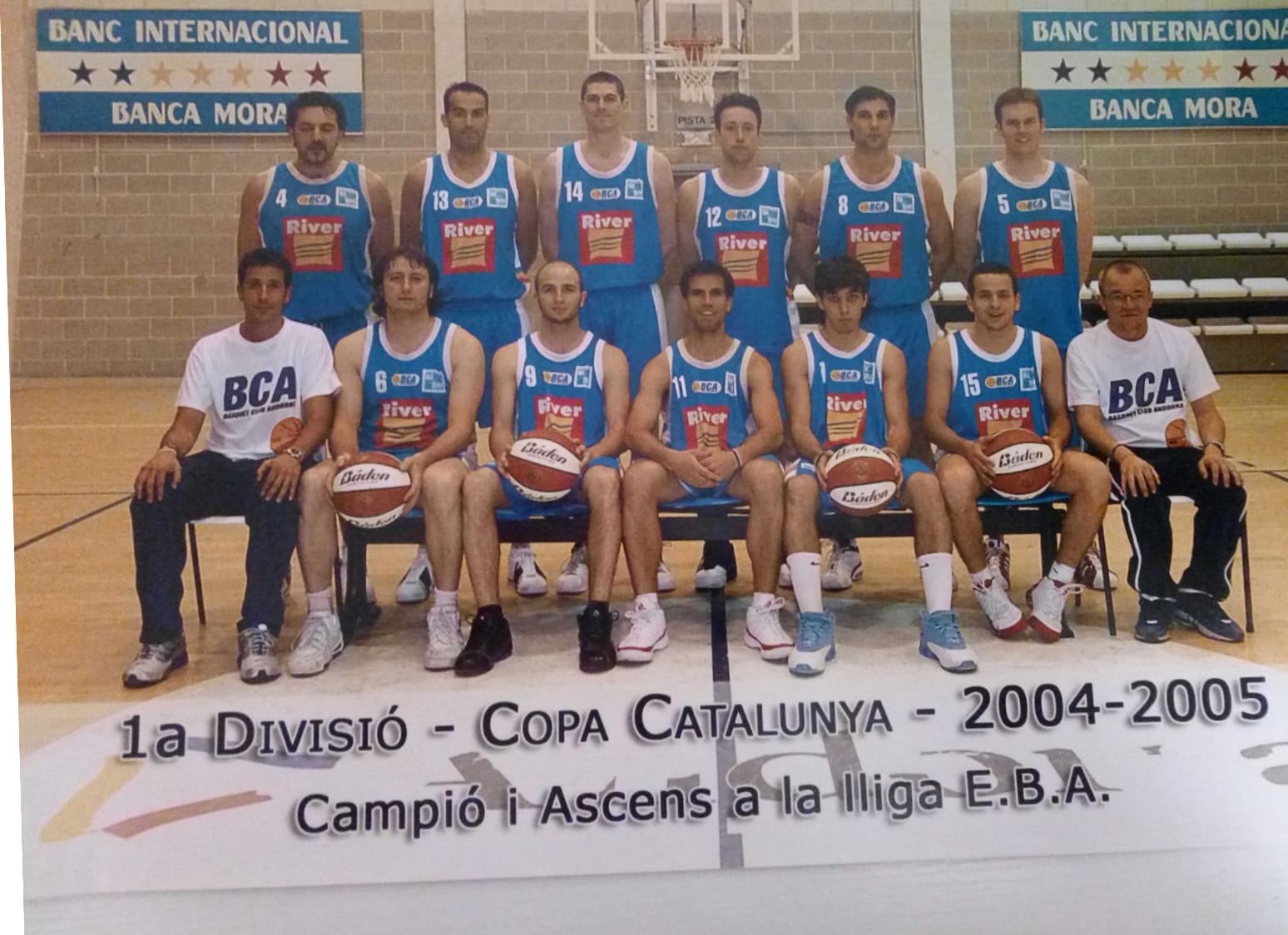 L'equip que va ascendir a lliga EBA l'any 2004-05, amb noms coneguts com ‘Chechu’ Bermudo, Xavi Mujal o David Eudal. L'equip que va ascendir a lliga EBA l'any 2004-05, amb noms coneguts com ‘Chechu’ Bermudo, Xavi Mujal o David Eudal.