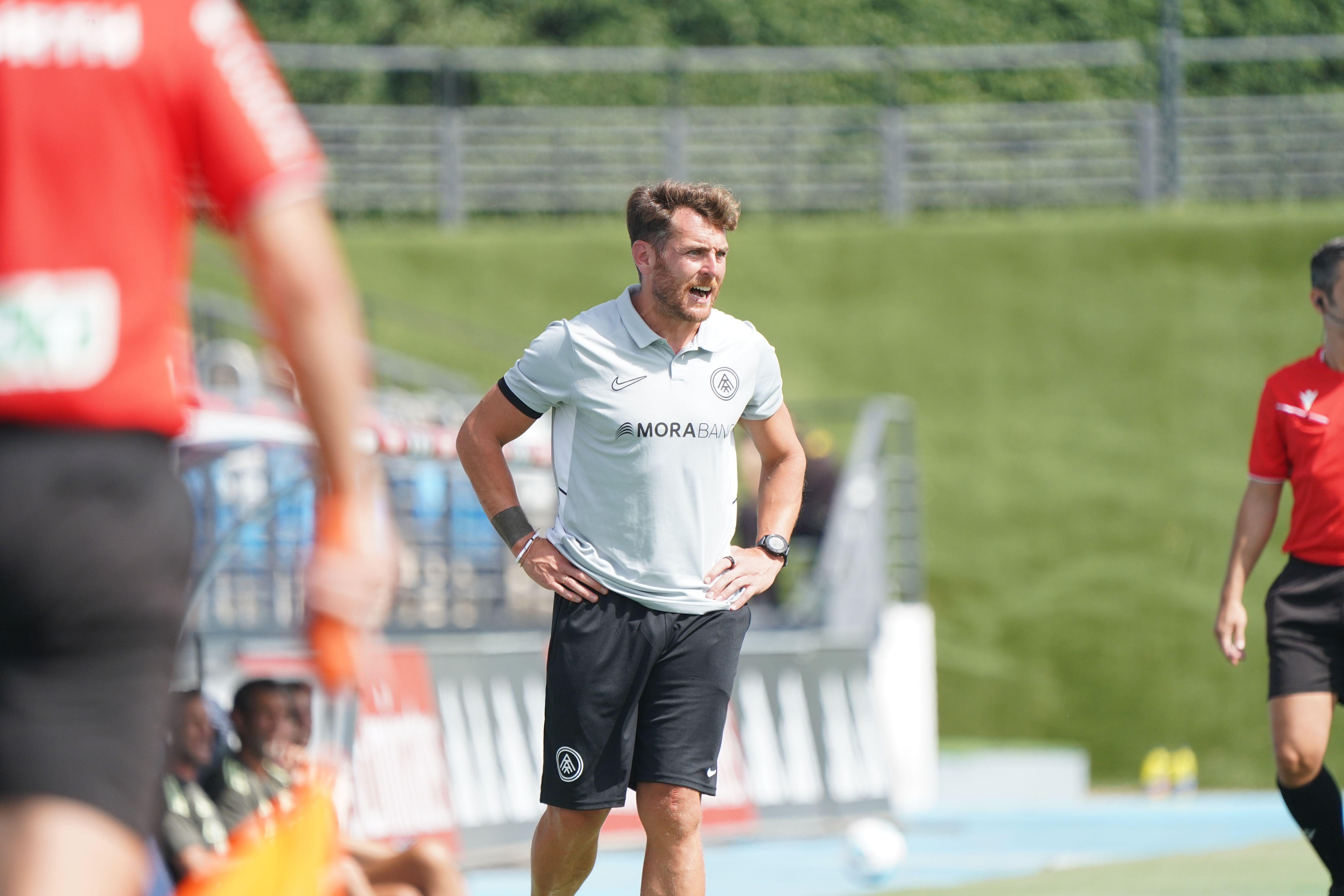 Ibai Gómez, a la zona tècnica del duel entre l'FC Andorrra i el Reial Madrid Castilla. Ibai Gómez, a la zona tècnica del duel entre l'FC Andorrra i el Reial Madrid Castilla.