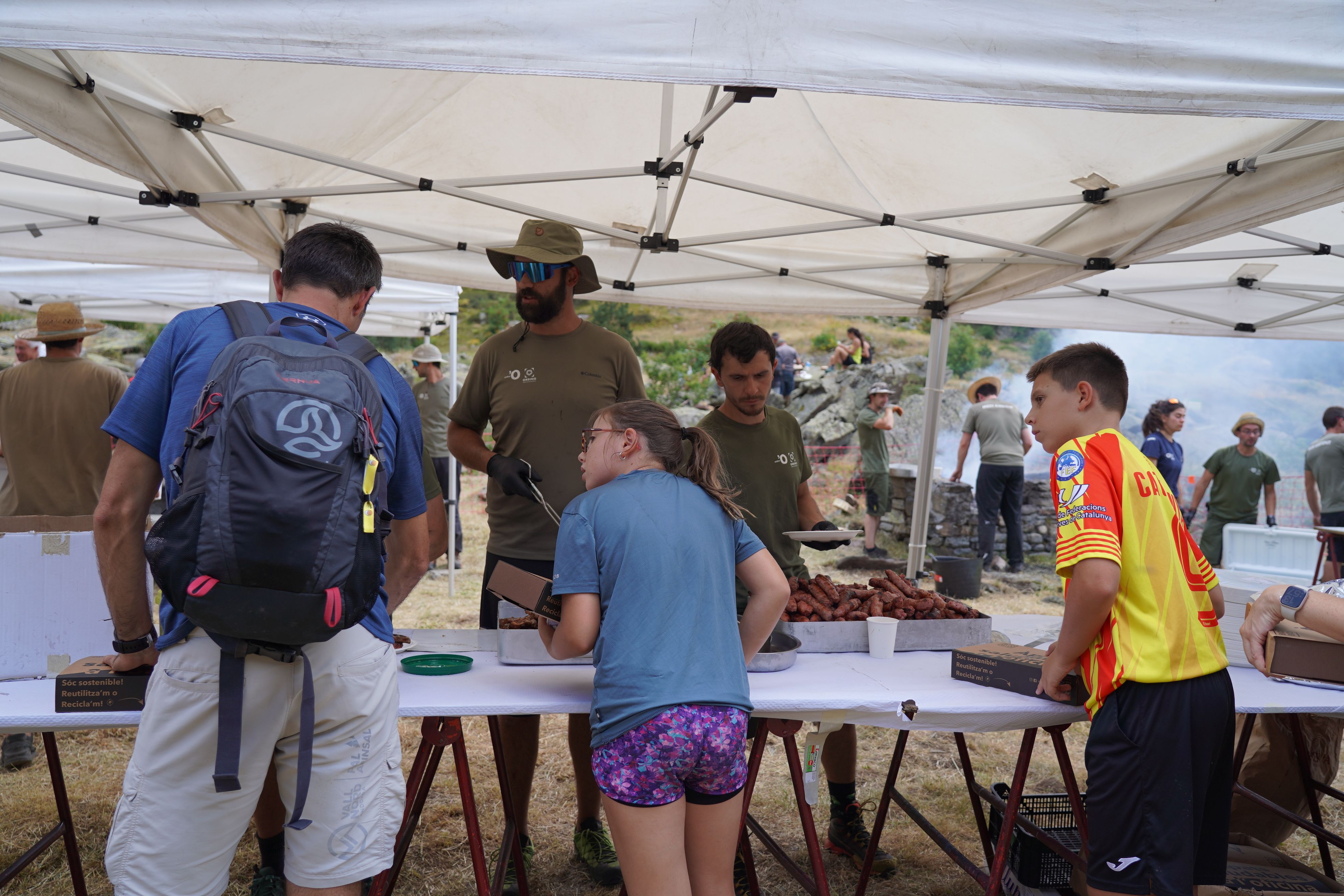 Repartiment del menjar.