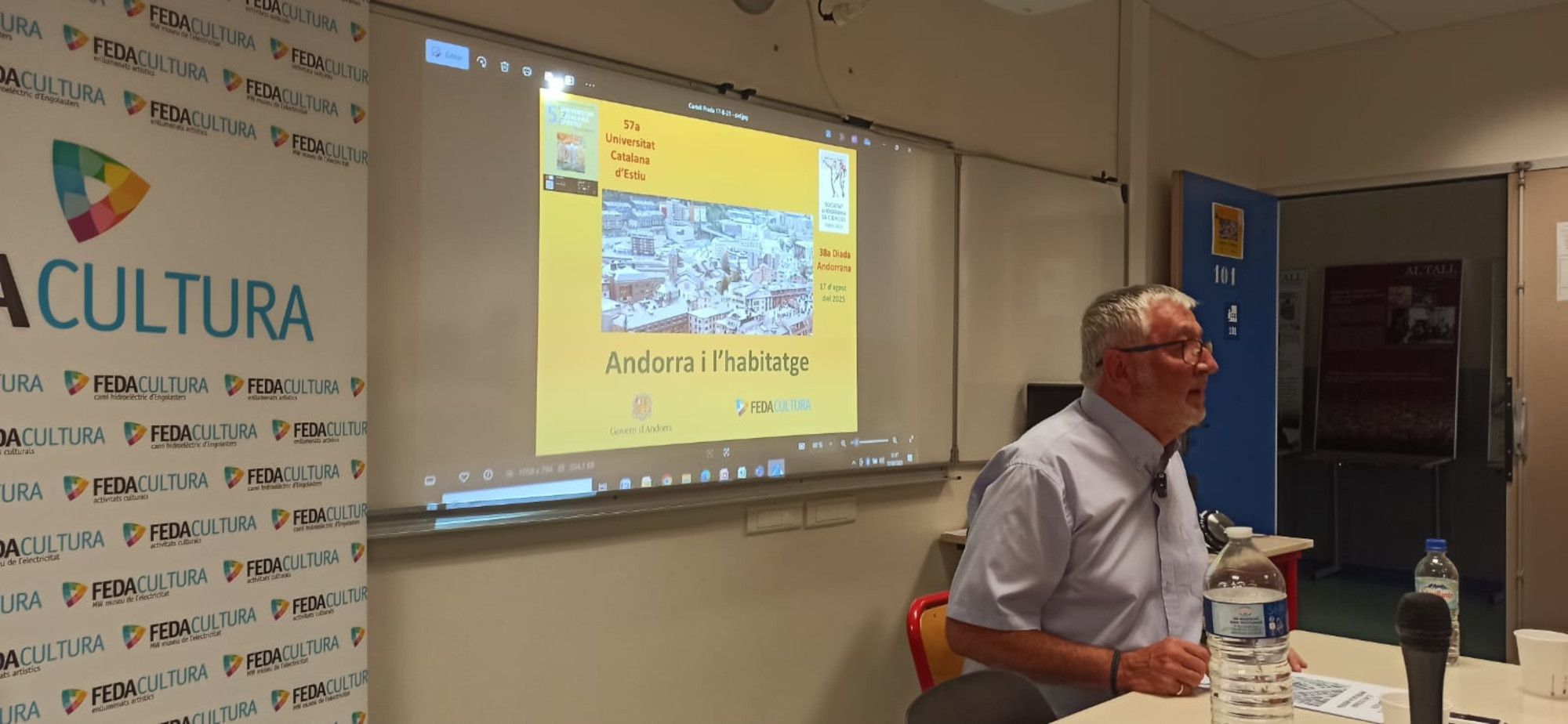 Caselles, durant la seva intervenció a la Diada de Prada.