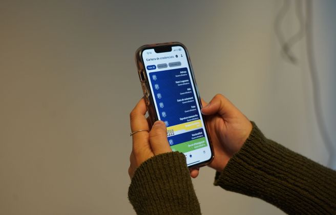 Imatge de com serà la cartera digital.