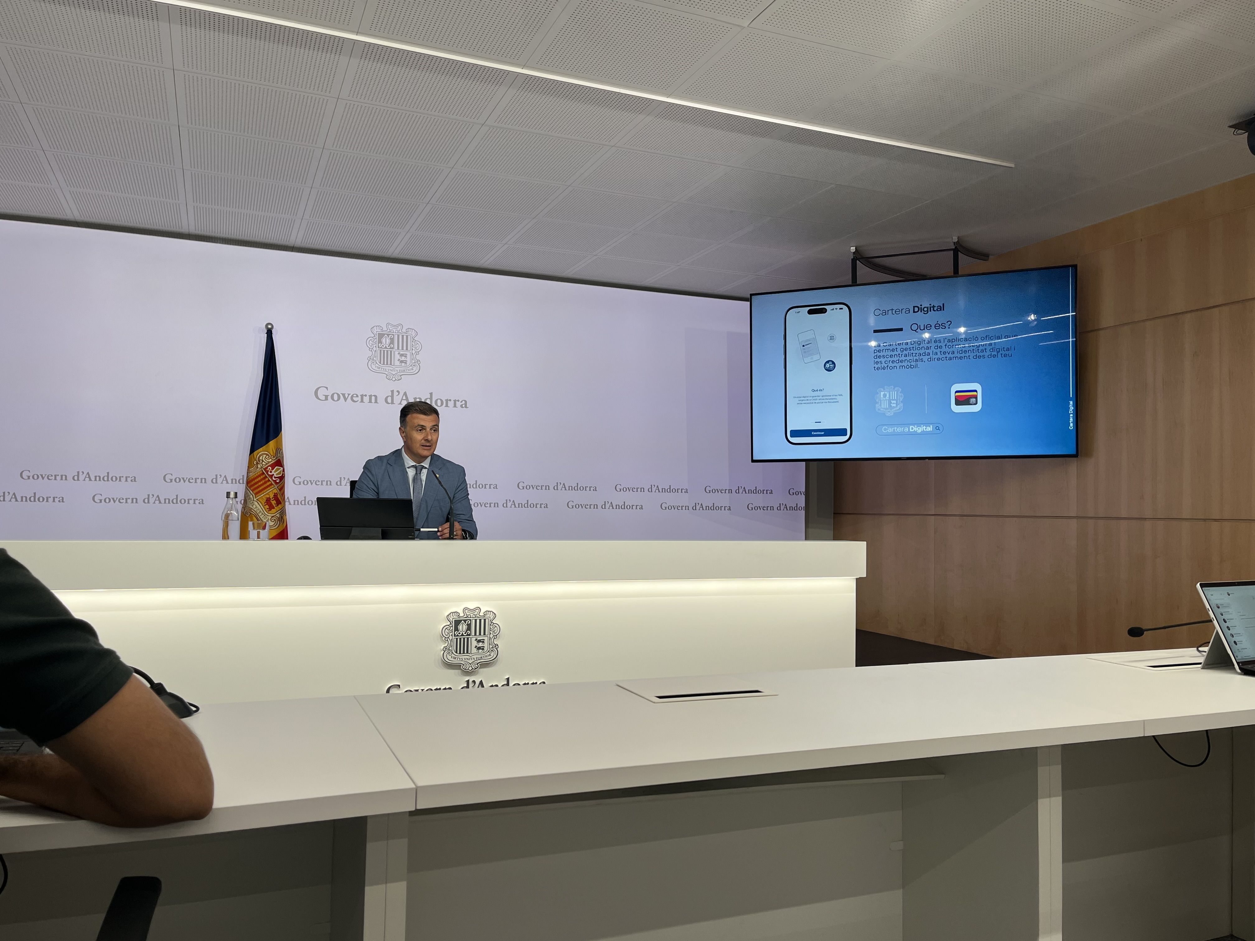 El ministre de Funció Pública i Transformació Digital, Marc Rossell.