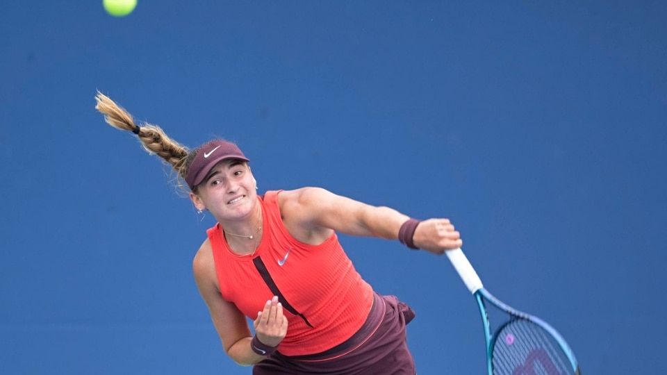 Vicky Jiménez, durant la fase prèvia de l'US Open.