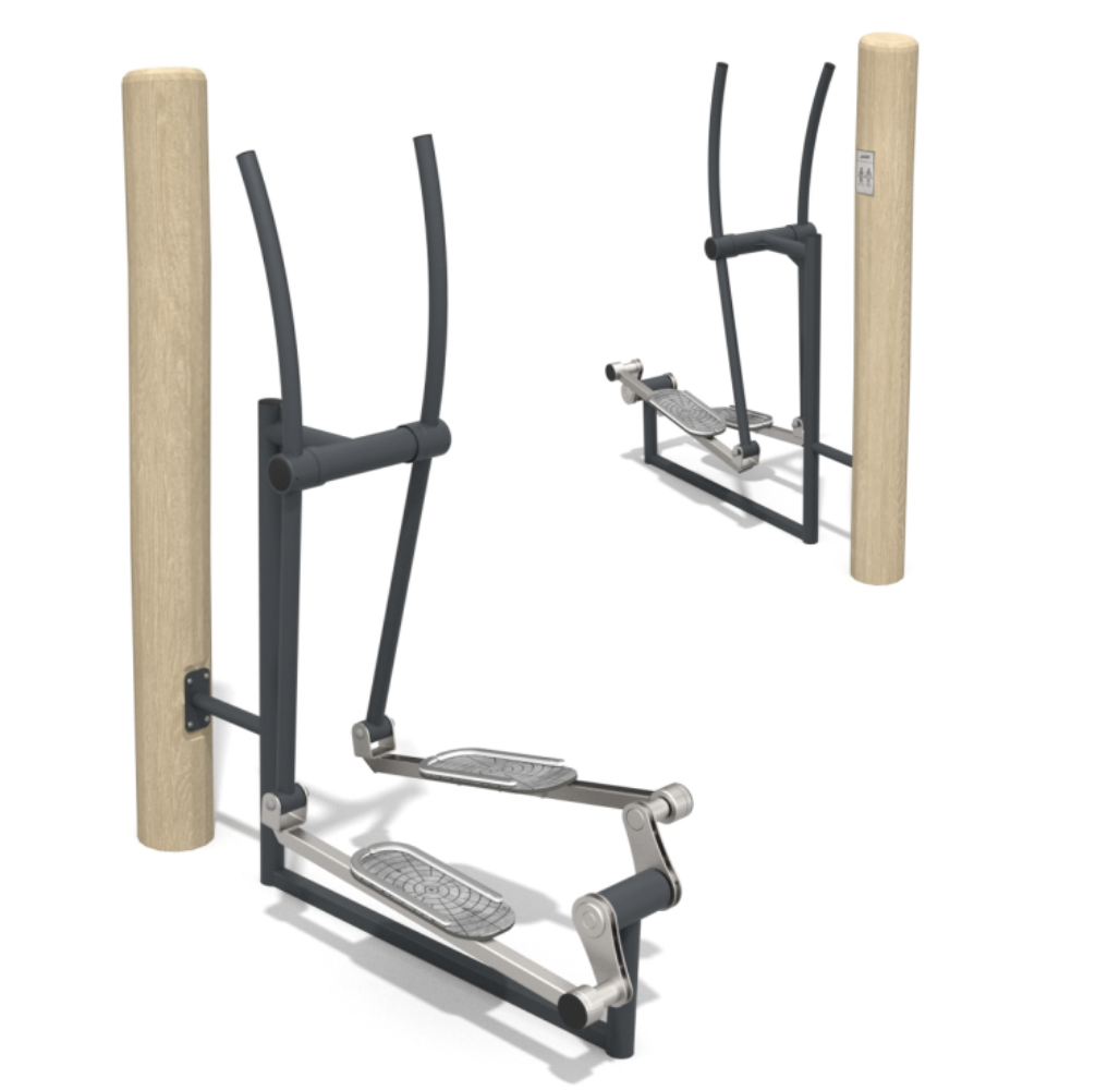 Equipaments esportius que es col·locaran al camí saludable.