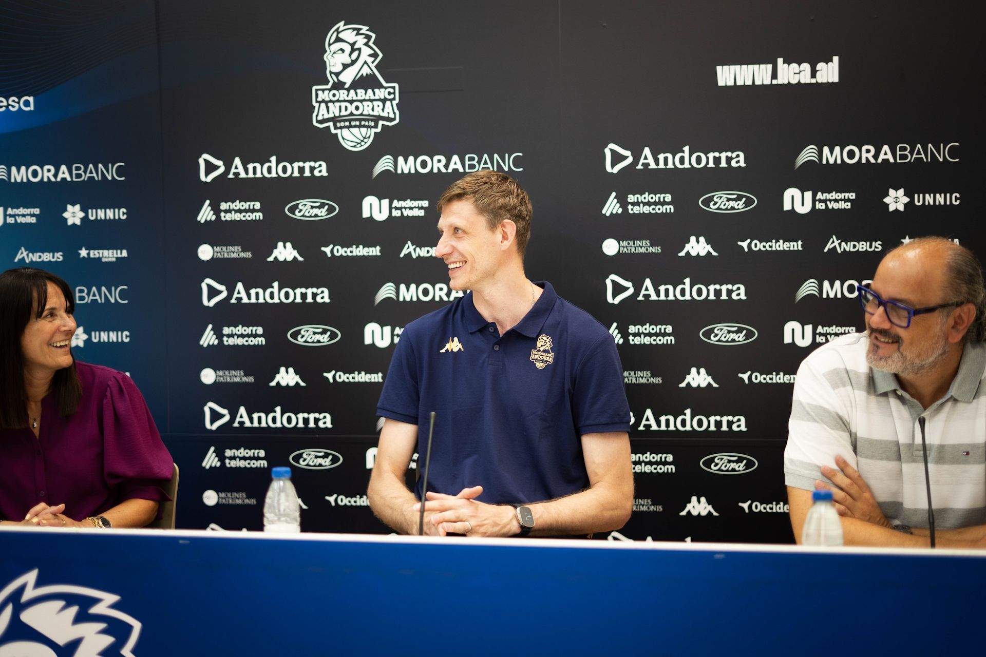 El pivot ucraïnès Artem Pustovyi ha estat presentat aquest dimarts al pavelló Toni Martí.