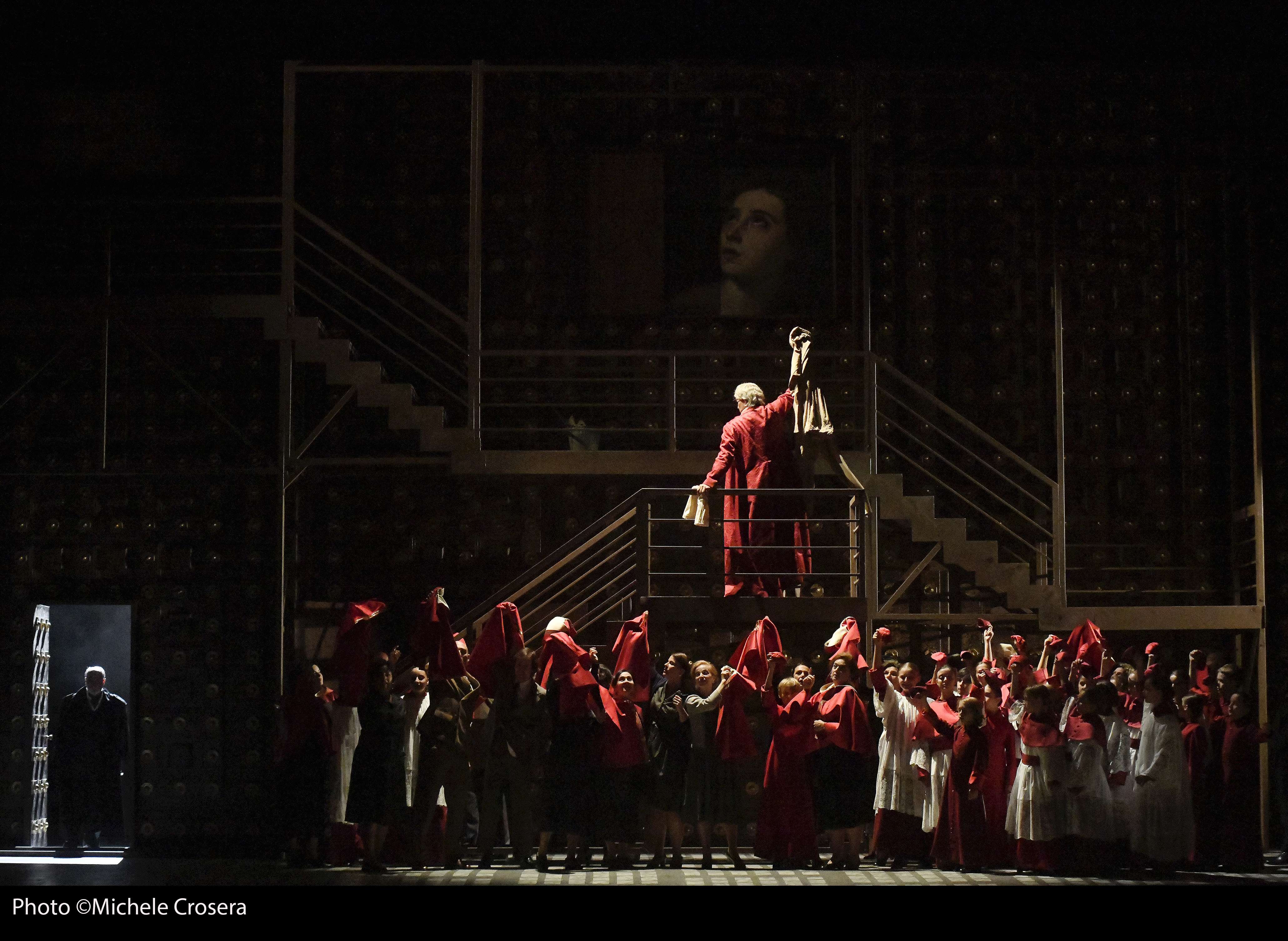 Una de les escenes de 'Tosca'. Una de les escenes de 'Tosca'.