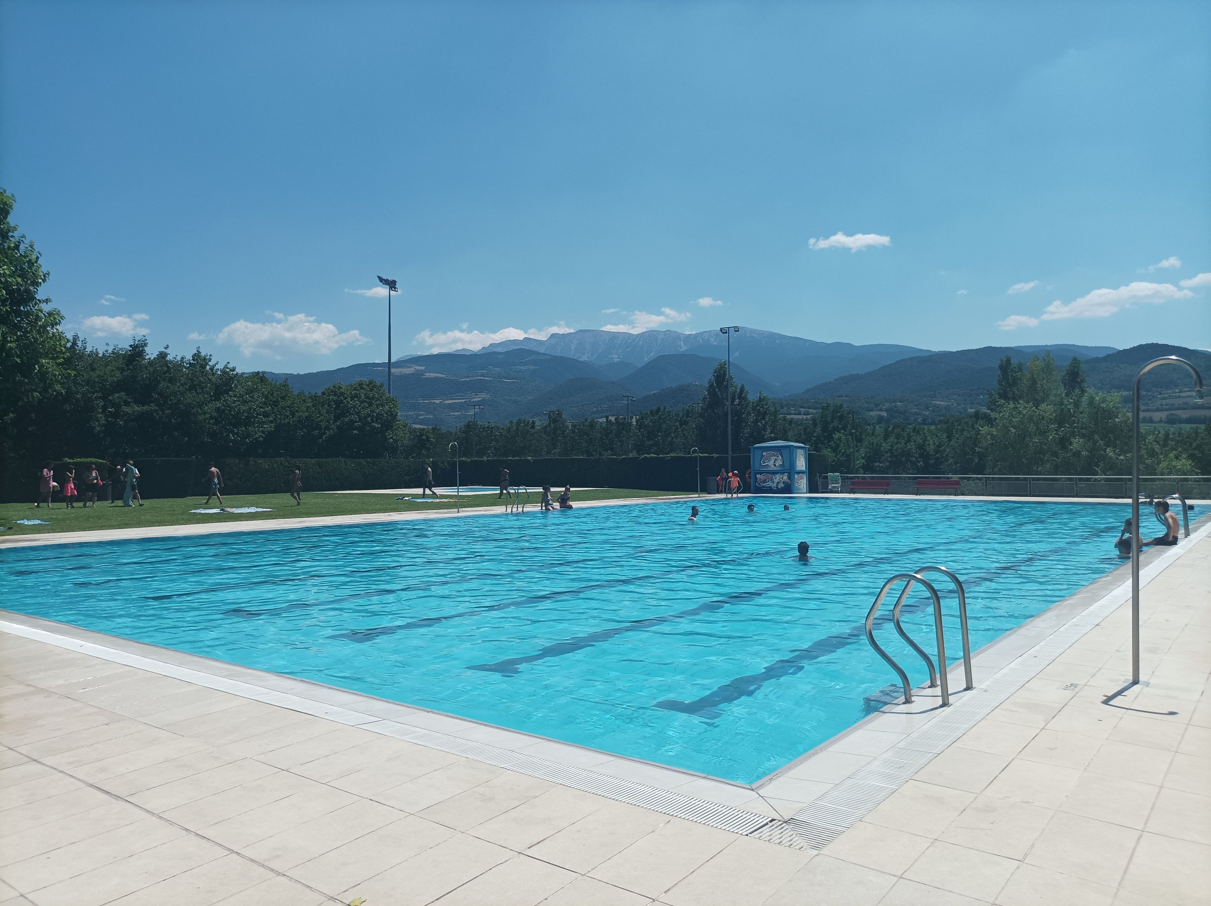 La piscina de la Seu d'Urgell.