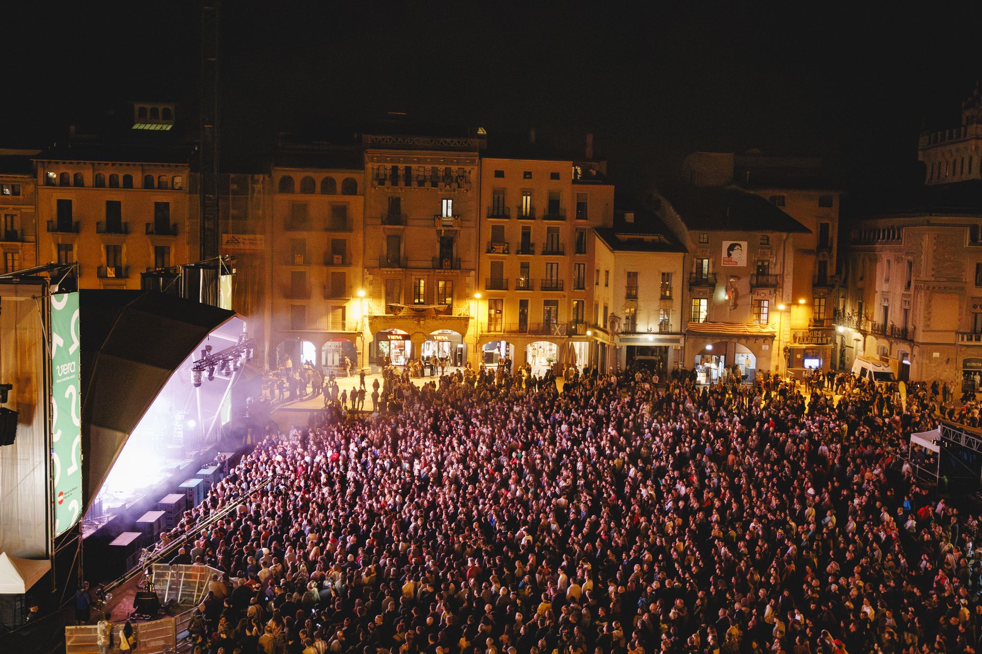 Un concert del Mercat de Música Viva de Vic en l'edició 2024.