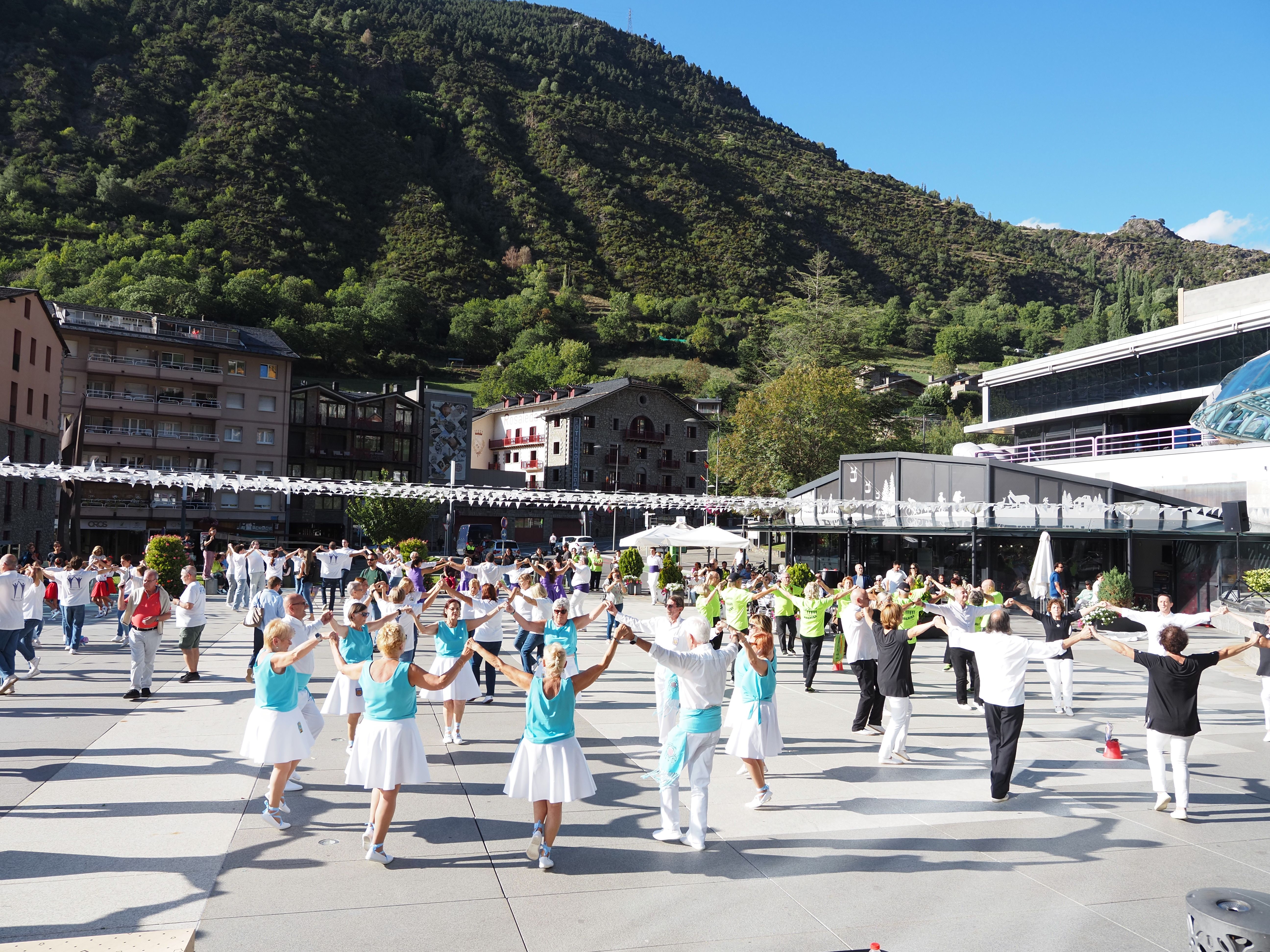 Les colles participants al concurs d'Encamp.