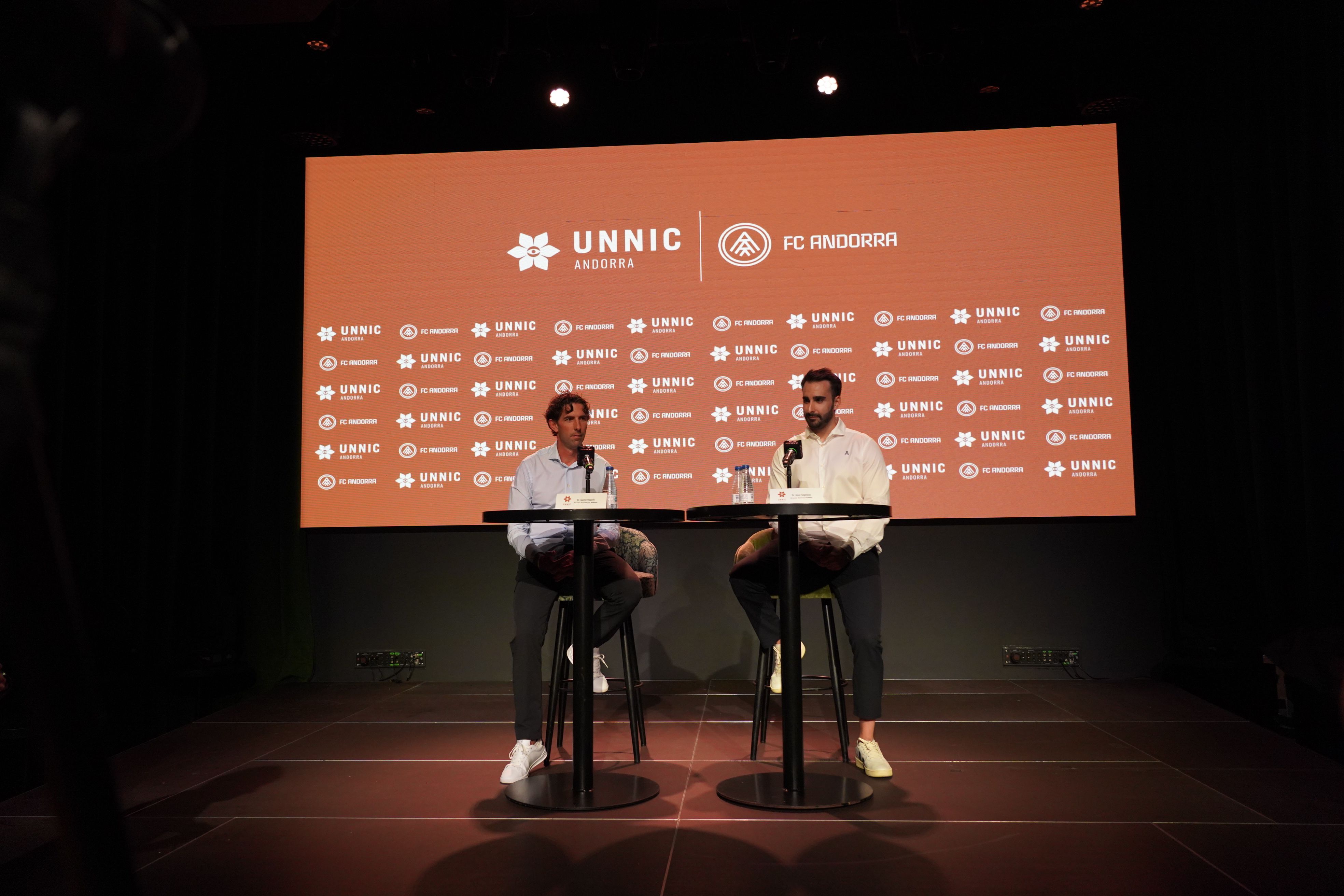 Jaume Nogués i José Fulgencio durant la compareixença.