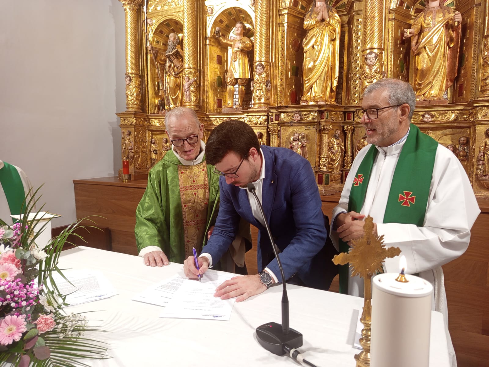 Signatura d'un dels testimonis.