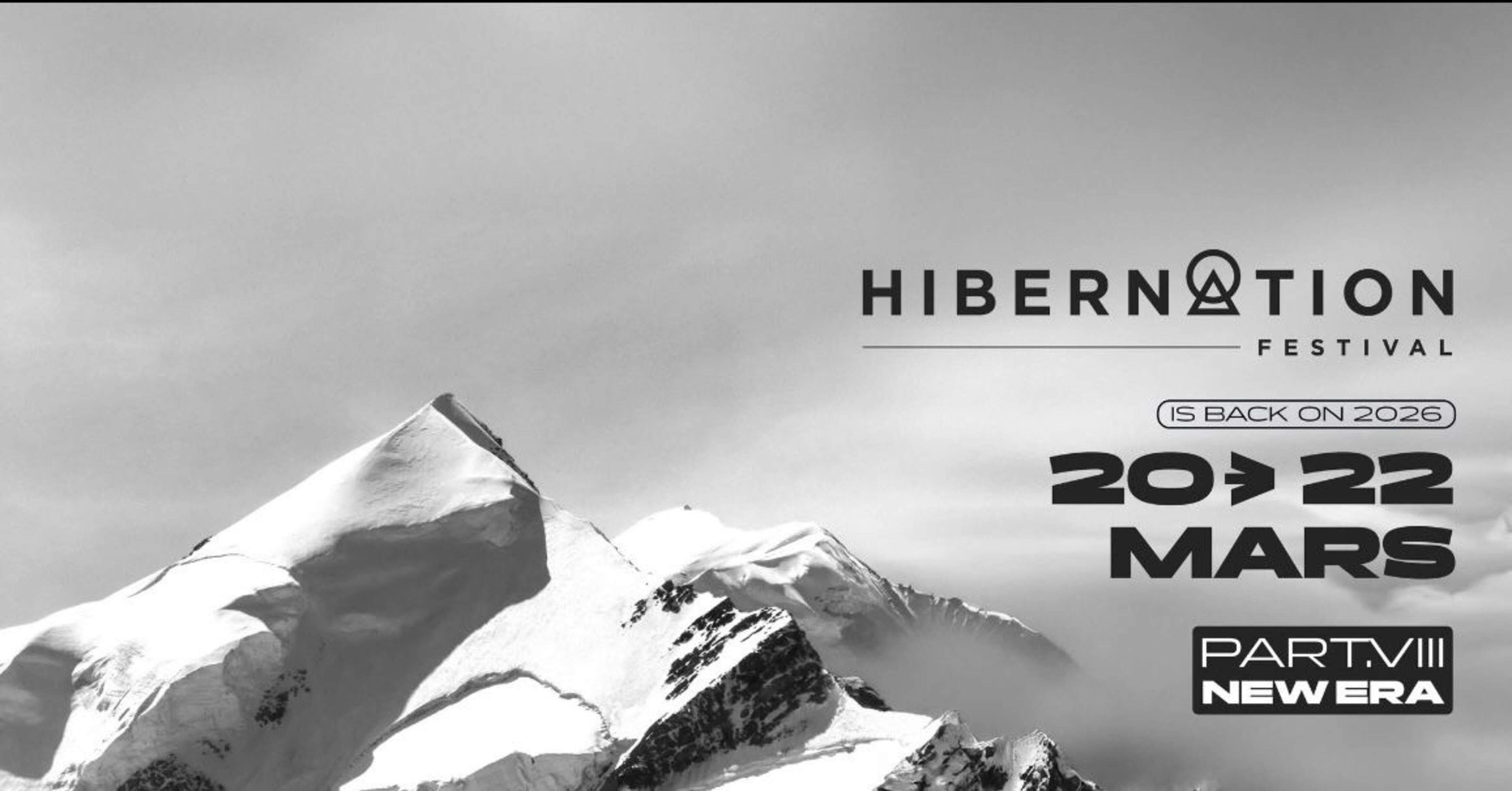 El primer cartell de l'Hibernation.