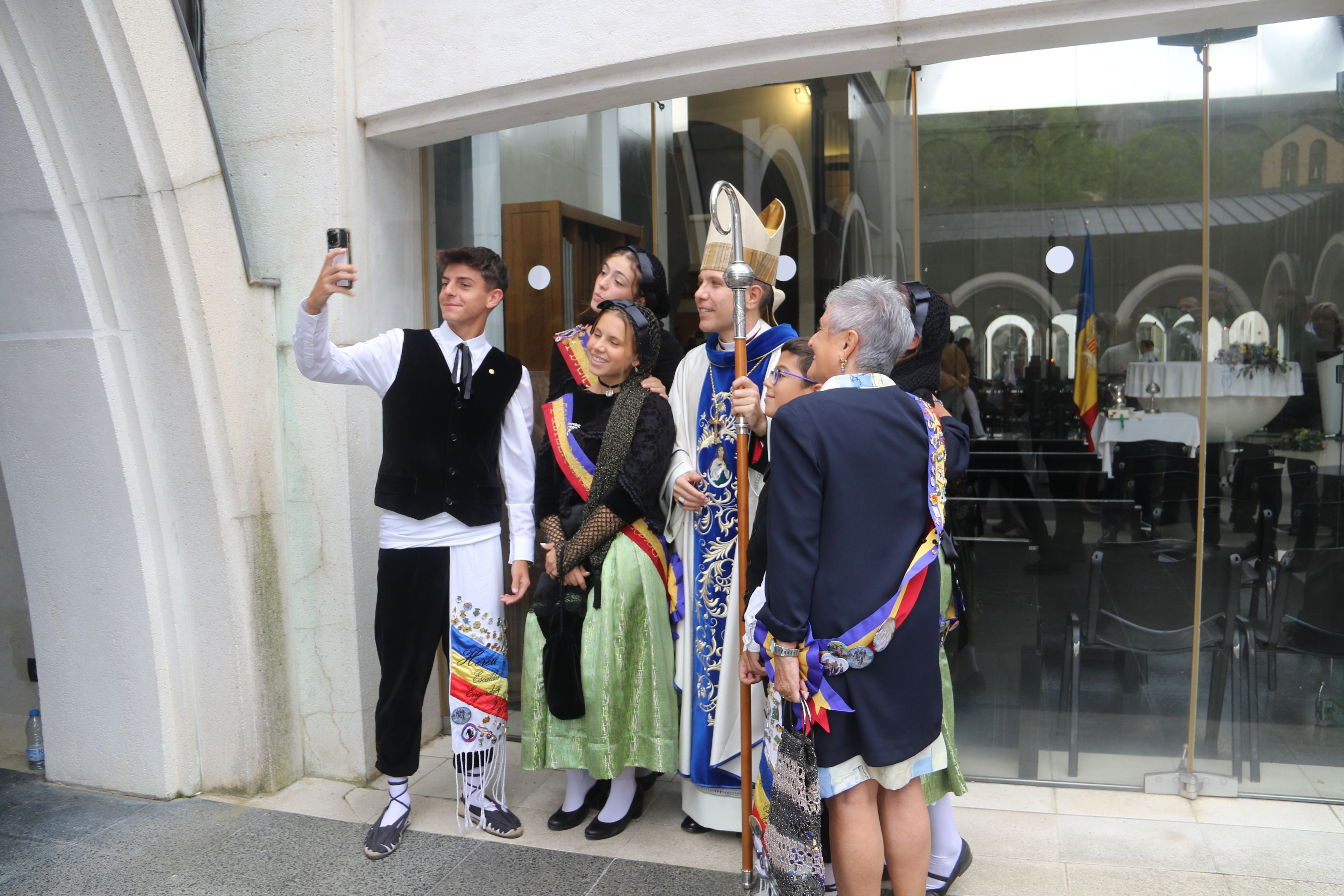 El bisbe i Copríncep amb el pubillatge d'Escaldes.