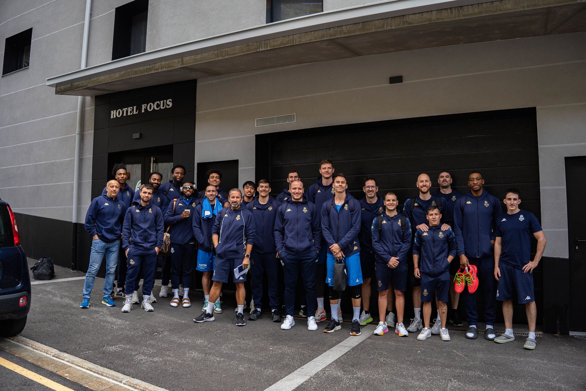 L'equip s'ha allotjat a l'Hotel Focus de la localitat encampadana durant aquests dies.