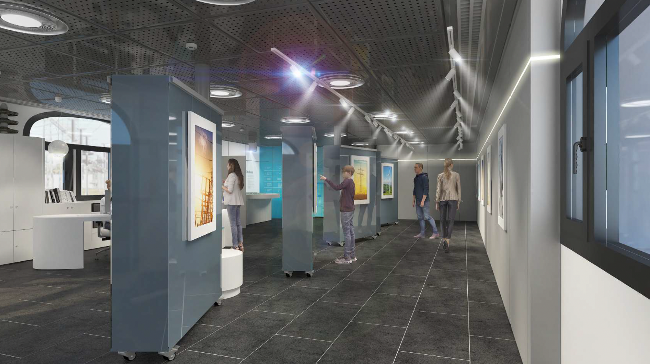 L'espai per a exposicions temporals.