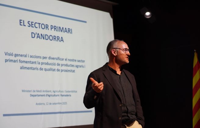 Josep Maria Casals, director del Departament d’Agricultura i Ramaderia del Govern d’Andorra. Josep Maria Casals, director del Departament d’Agricultura i Ramaderia del Govern d’Andorra.