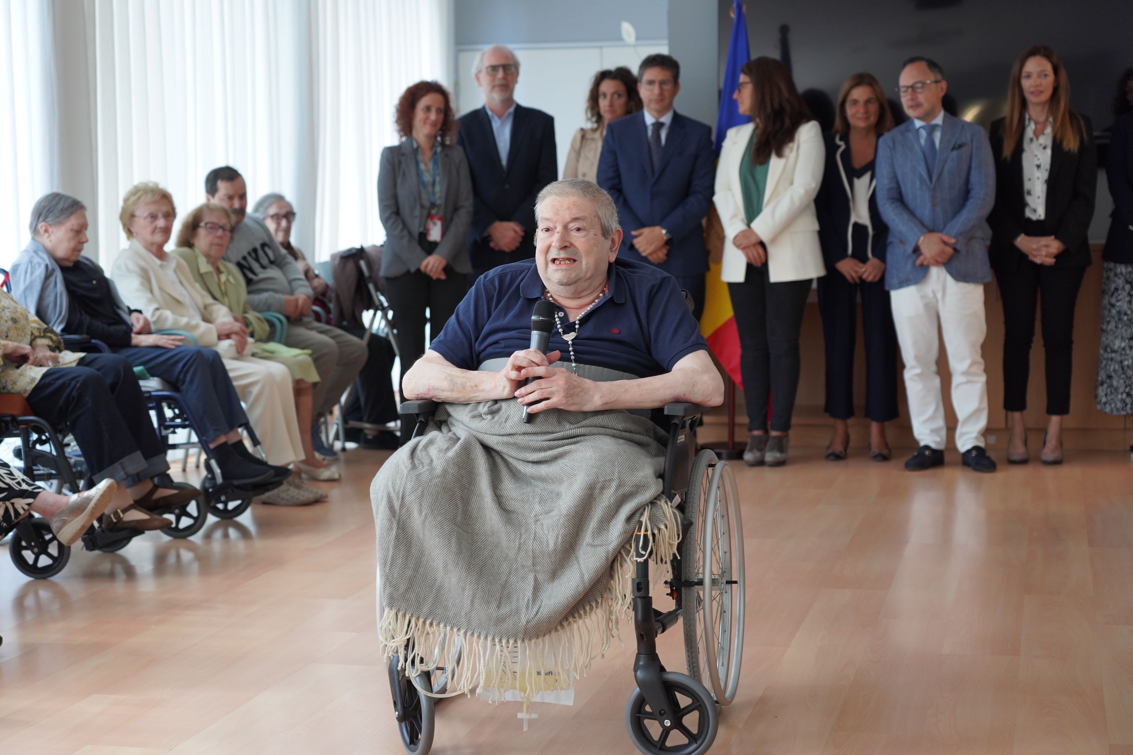 Un capellà resident a El Cedre ha beneït l'àpat.