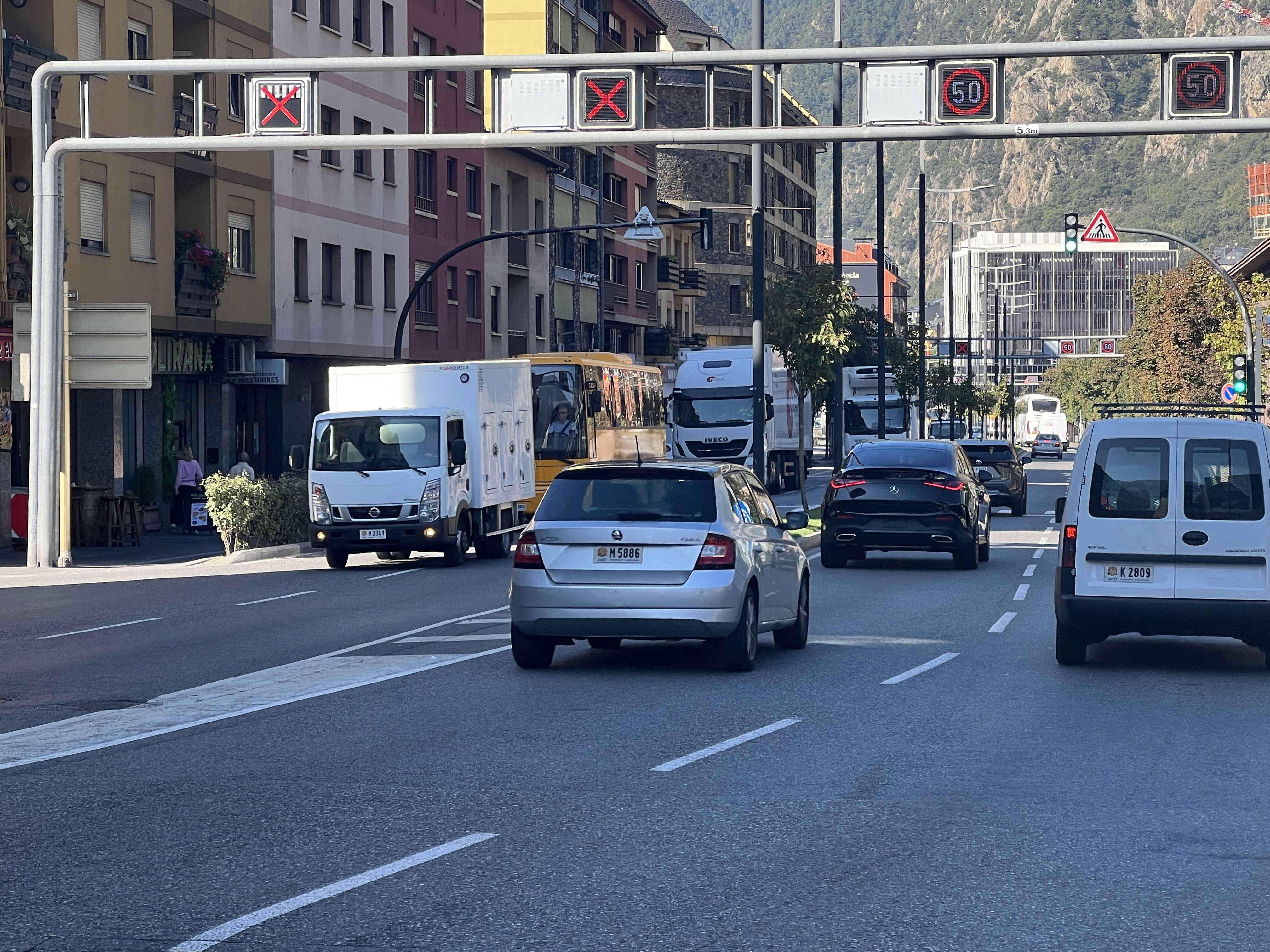 Una imatge de l'avinguda Tarragona aquest matí.