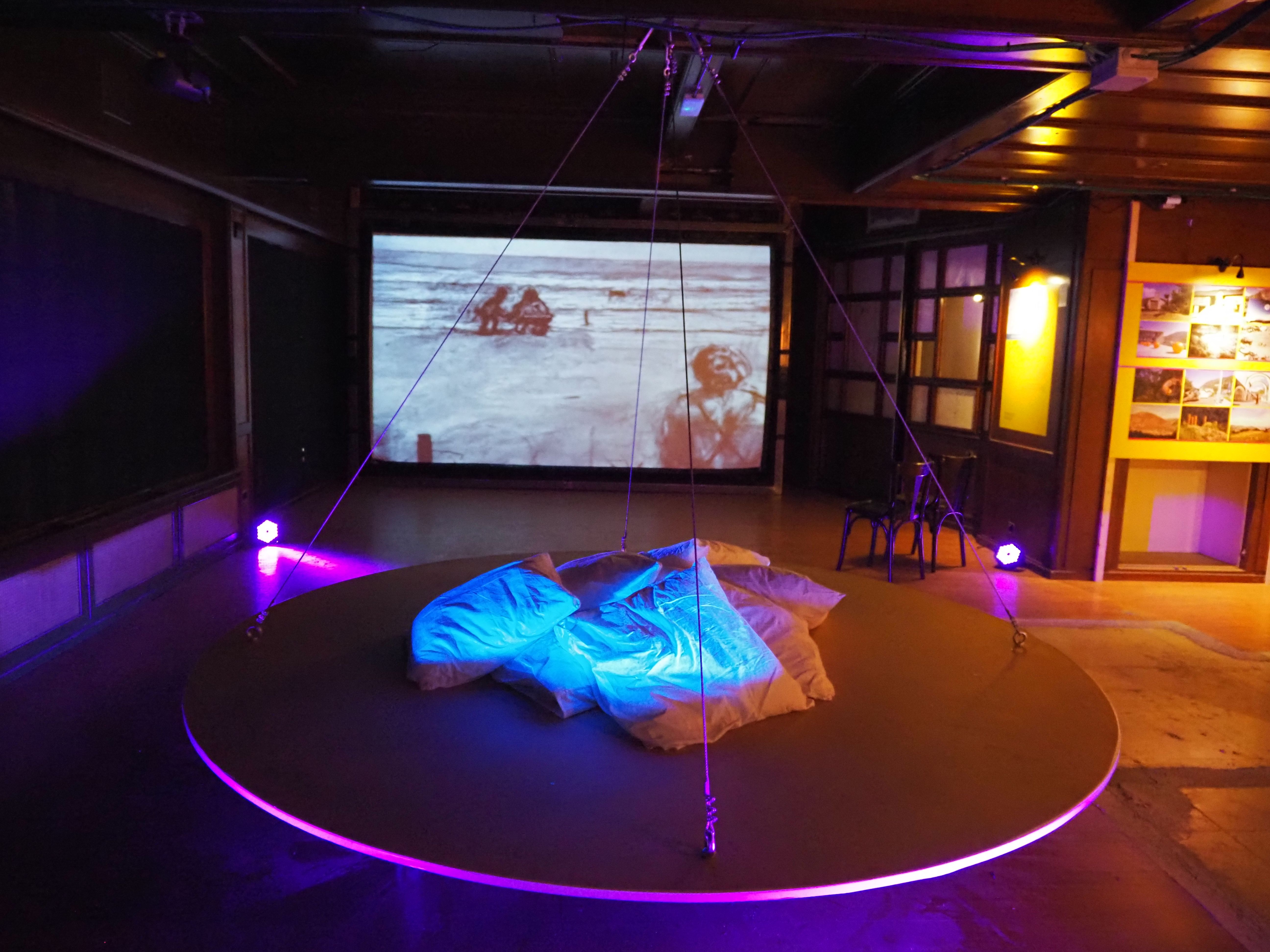 Vídeoart de William Kentridge cedit per la fundació Soriguer. Vídeoart de William Kentridge cedit per la fundació Soriguer.