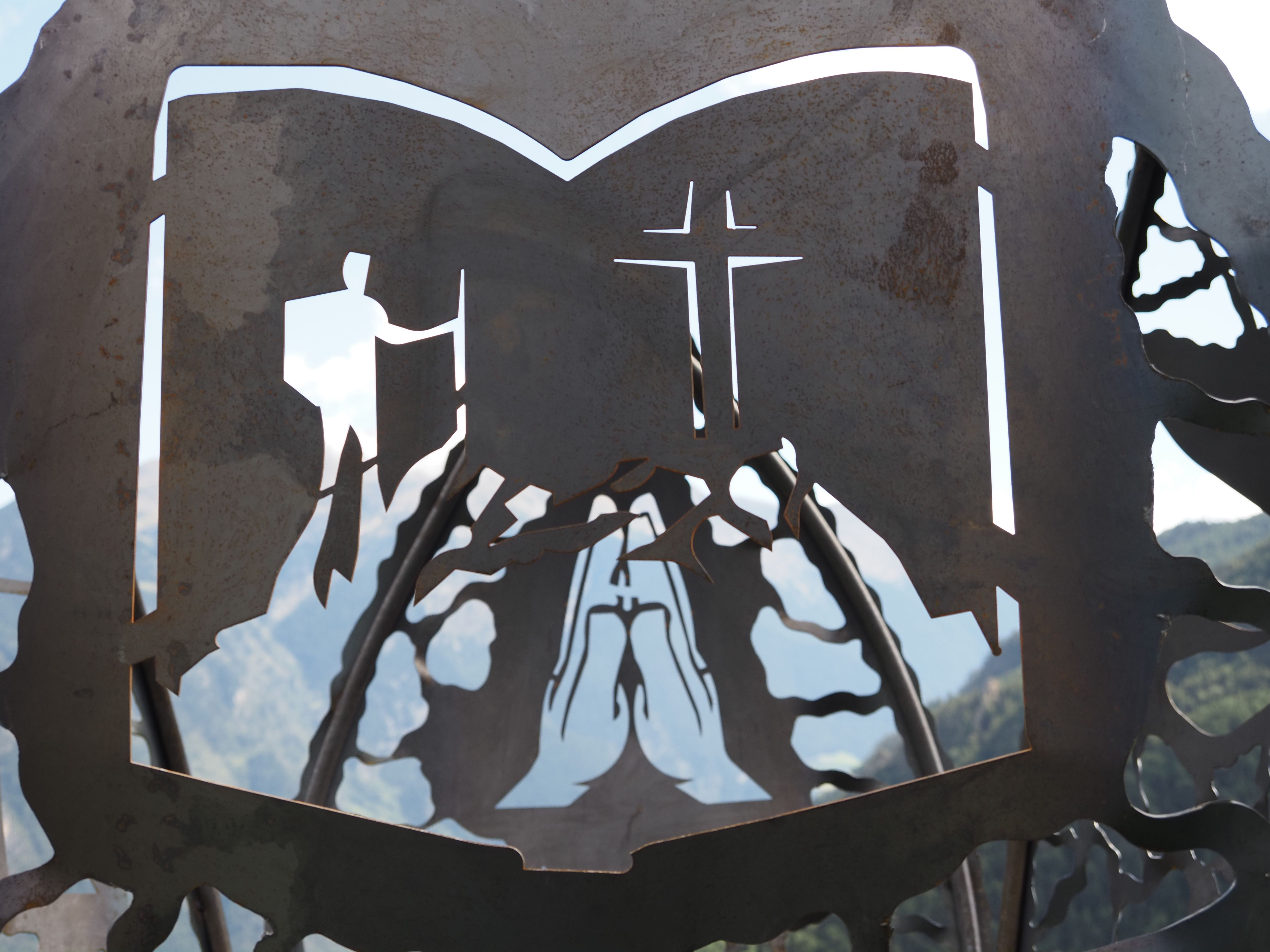 Un detall d'un dels pètals de les grandalles de Cruz.