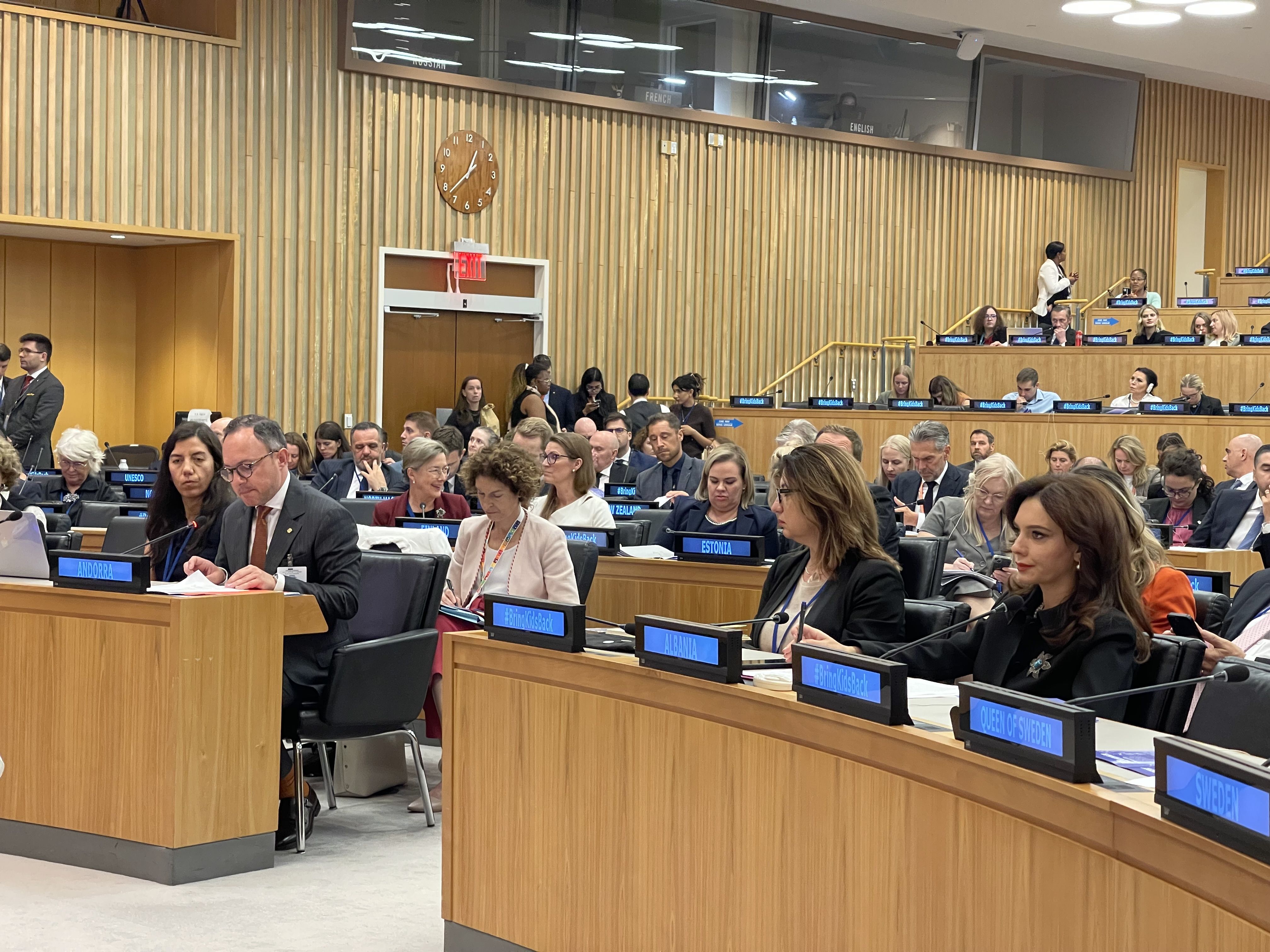 Espot i Maria Ubach han participat en la reunió d’alt nivell sobre la situació dels infants ucraïnesos. Espot i Maria Ubach han participat en la reunió d’alt nivell sobre la situació dels infants ucraïnesos.