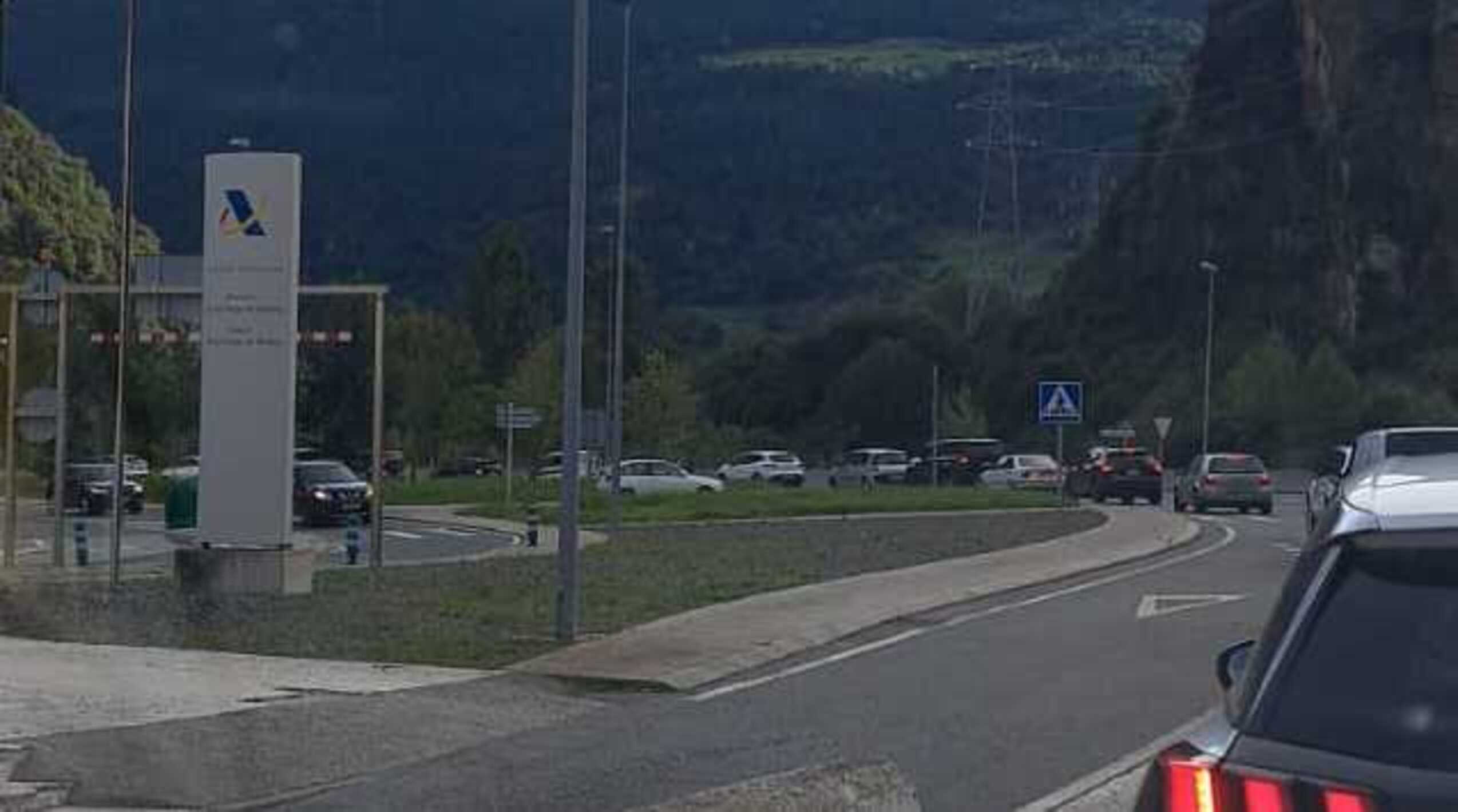 Retenció de sortida d'Andorra aquest vespre.