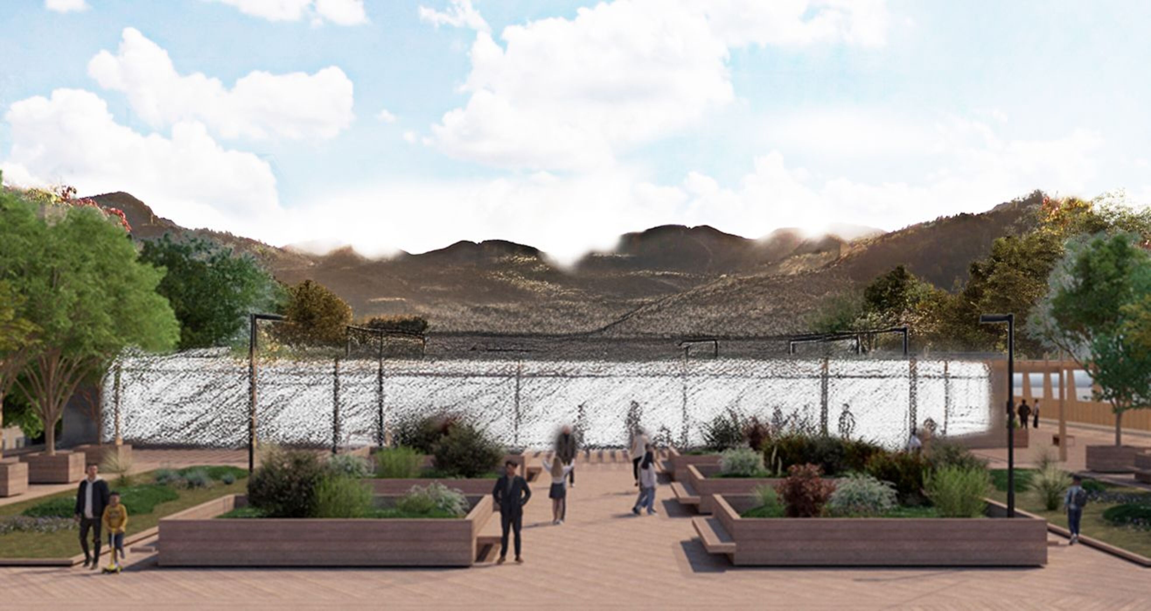 Una idea de la plaça pública que podria tenir el nou Espai Capital.