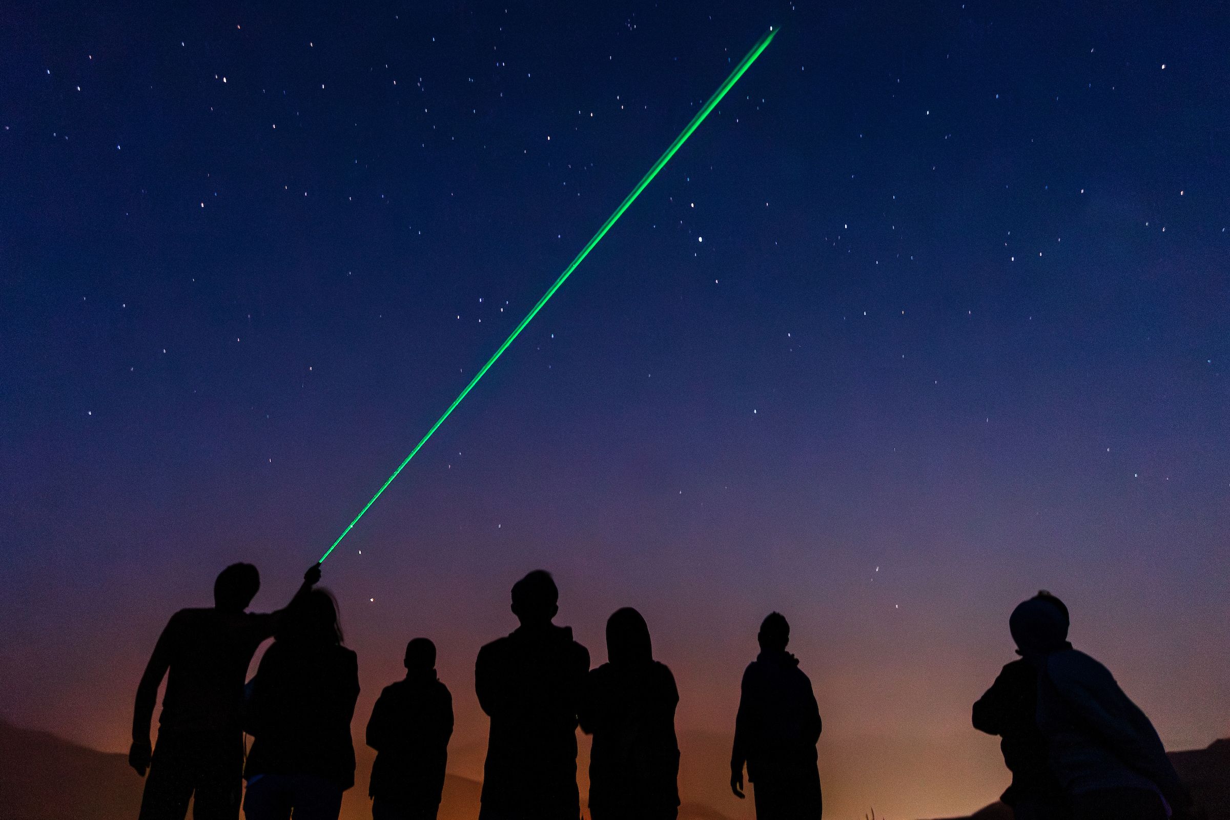 Una observació astronòmica a la parròquia de la Massana.