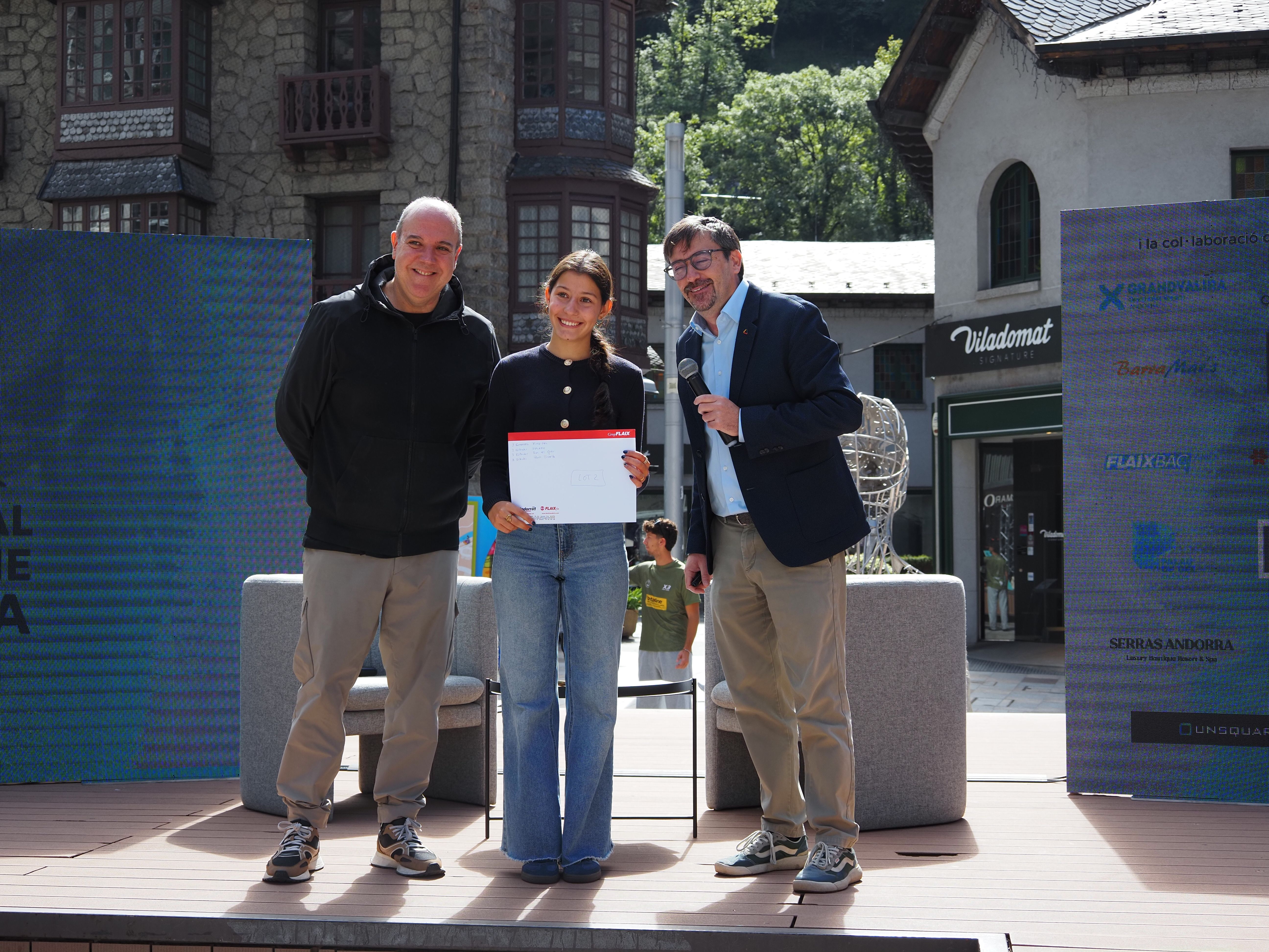 Una de les premiades per l'Skal Club.