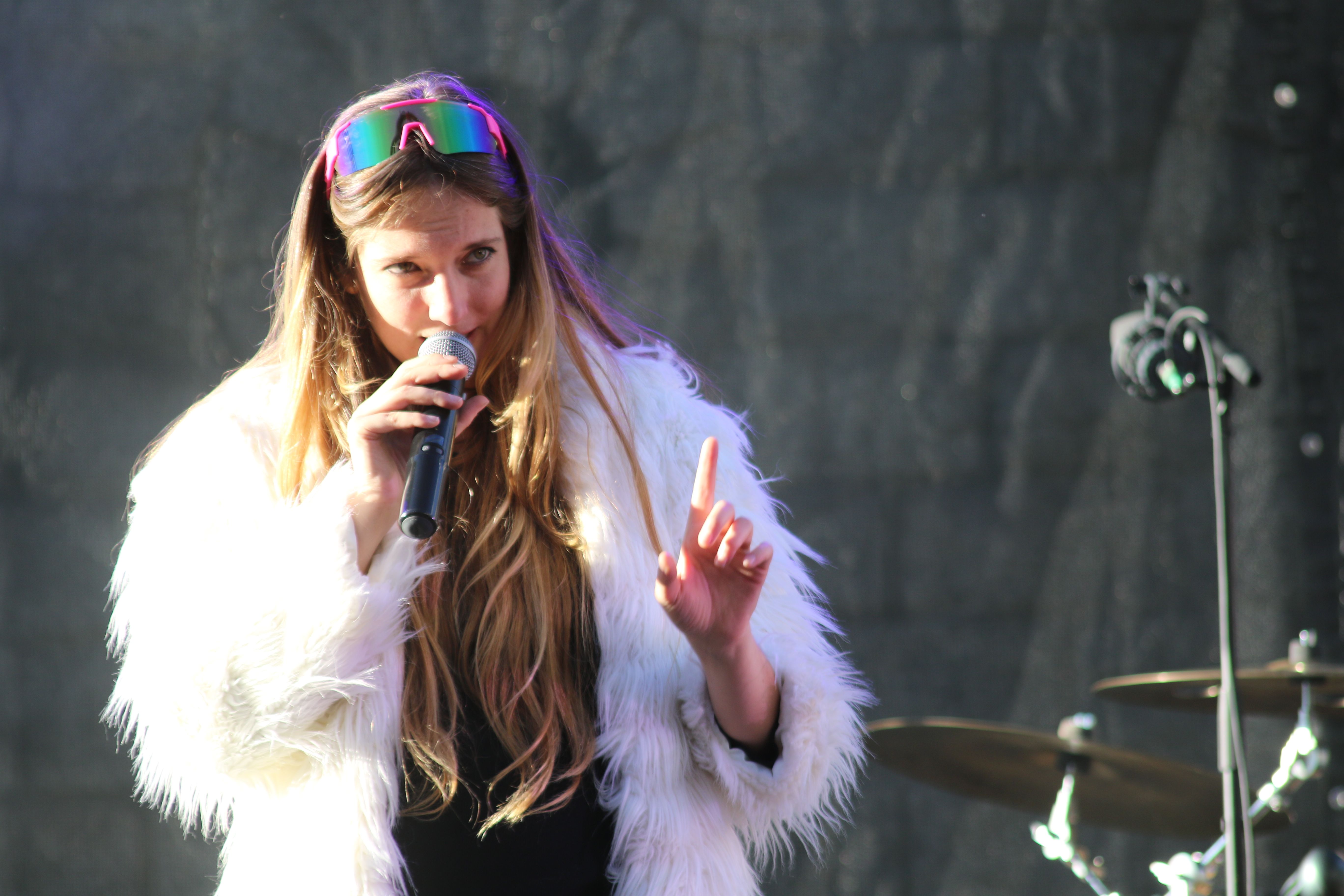 Alidé Sans explicant la motivació del seu projecte.