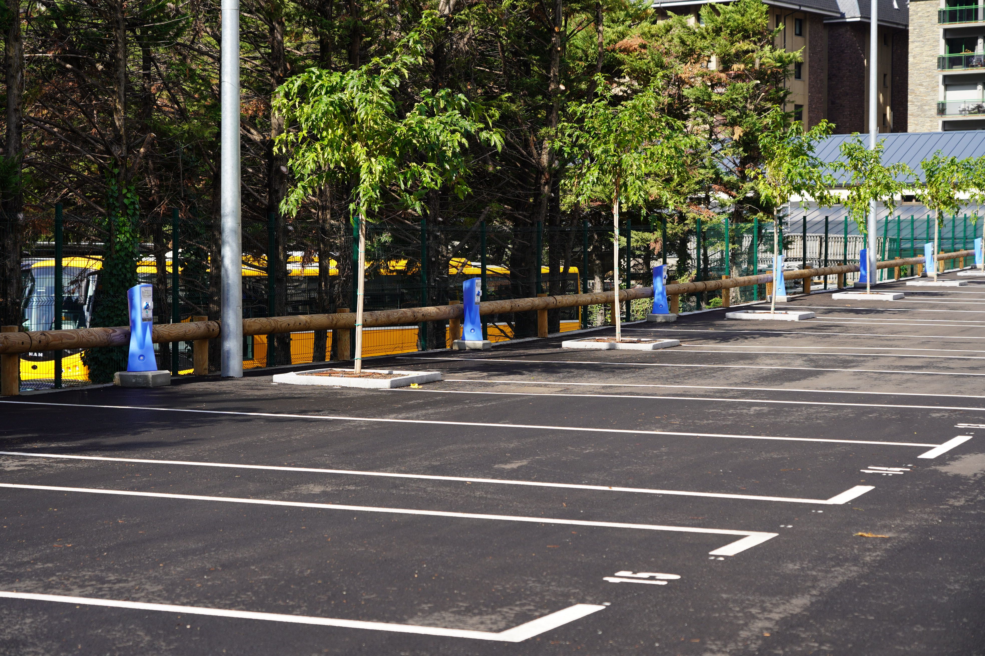 L'aparcament d'autocaravanes de Canrodes.