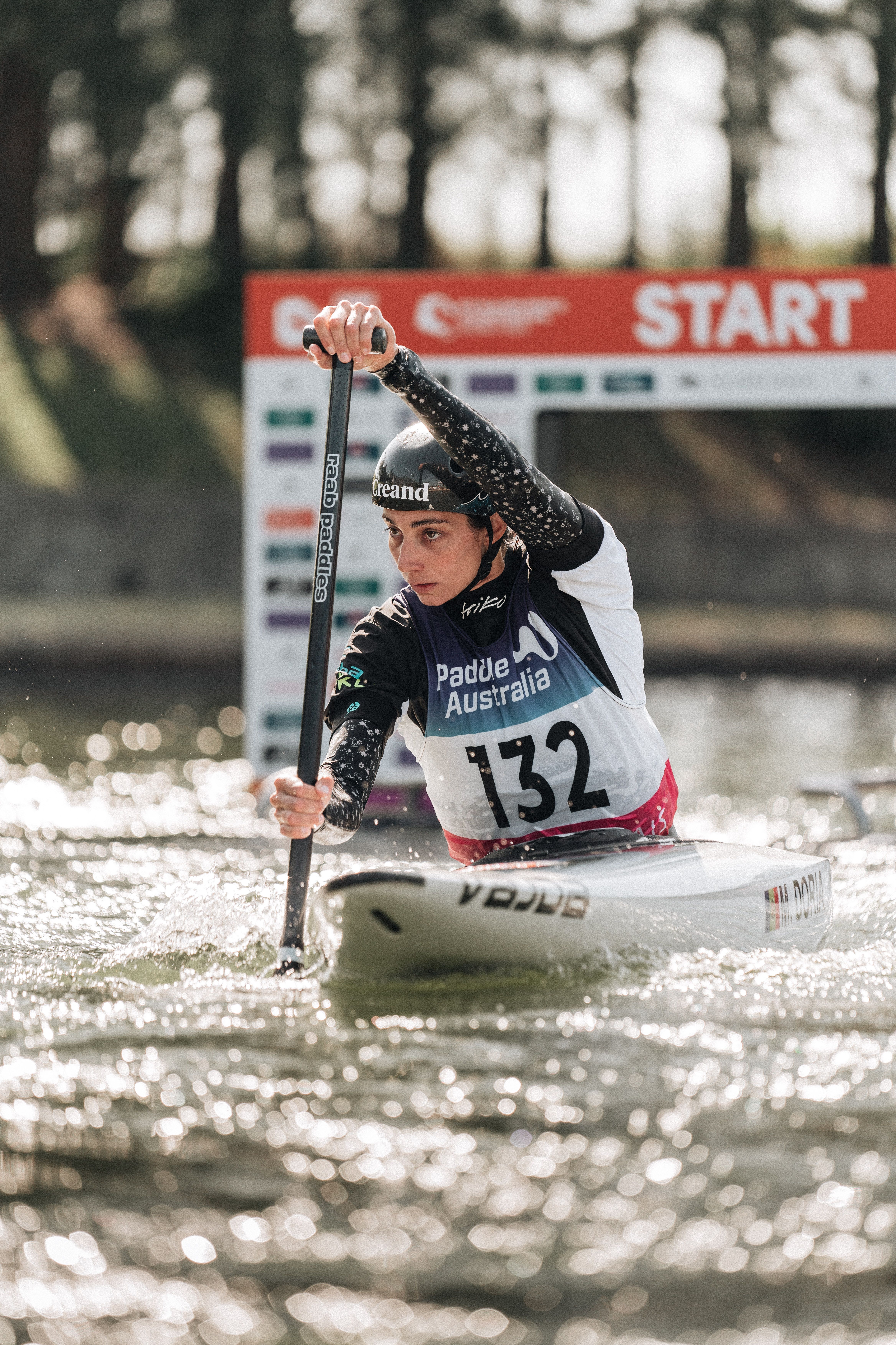 Mònica Doria, a la sortida del canal de Penrith (Austràlia).