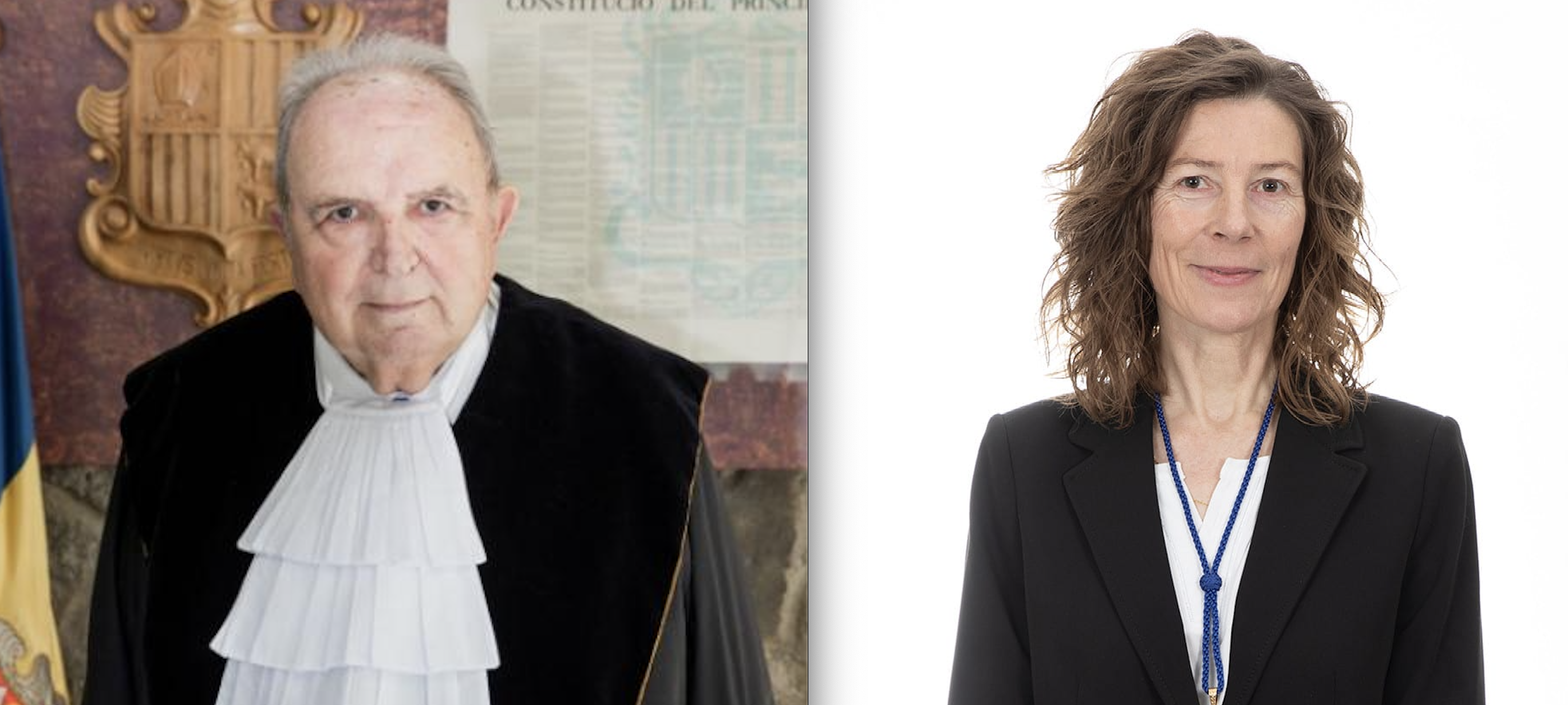 Josep Delfí Guàrdia (esquerra) i Olga Adellach (dreta).