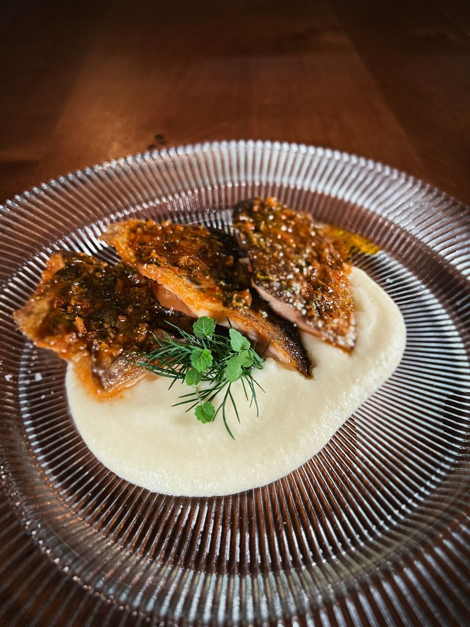 Un dels plats de les Jornades de Cuina de Tardor.