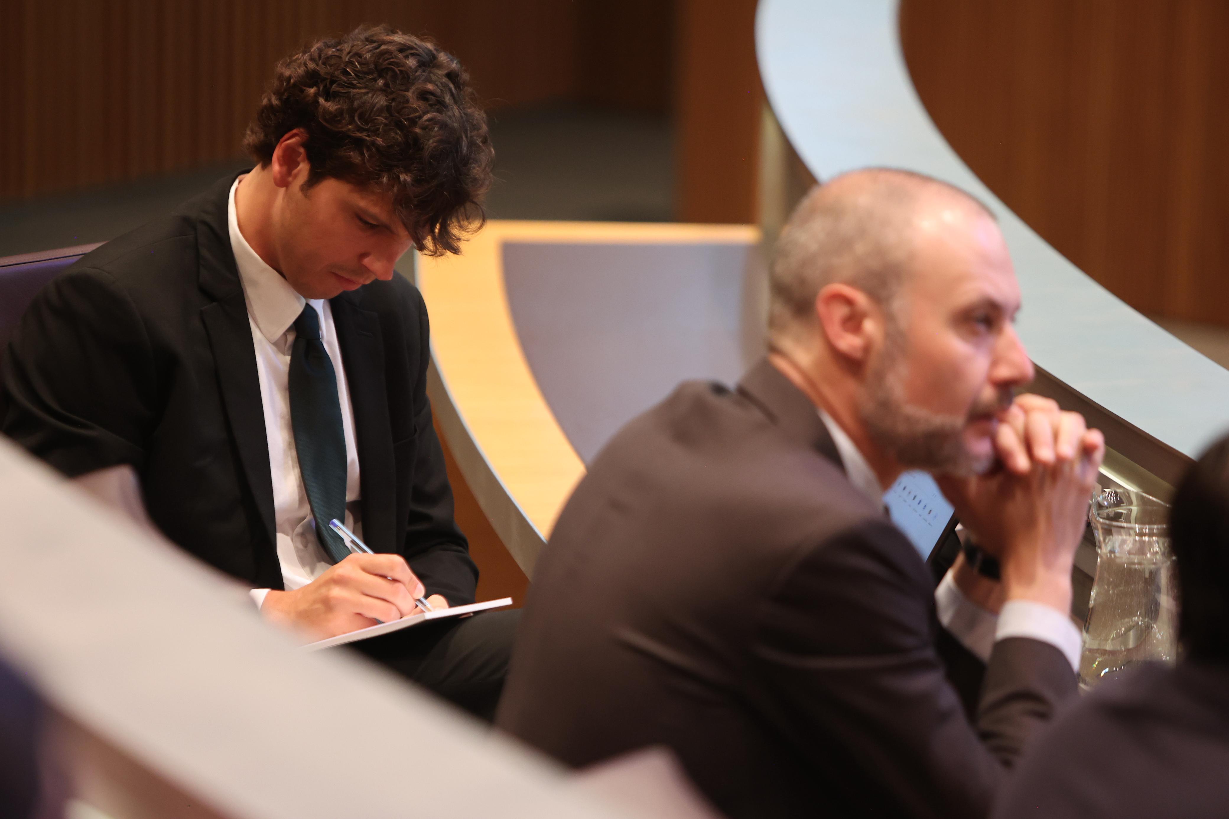 Pol Bartolomé al Consell General.