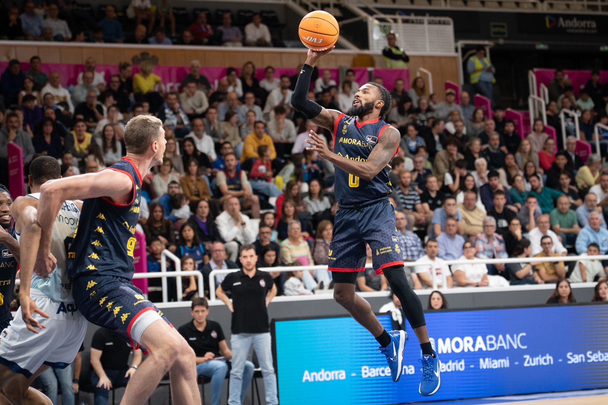 Shannon Evans, en l'últim duel de pretemporada contra el Manresa.