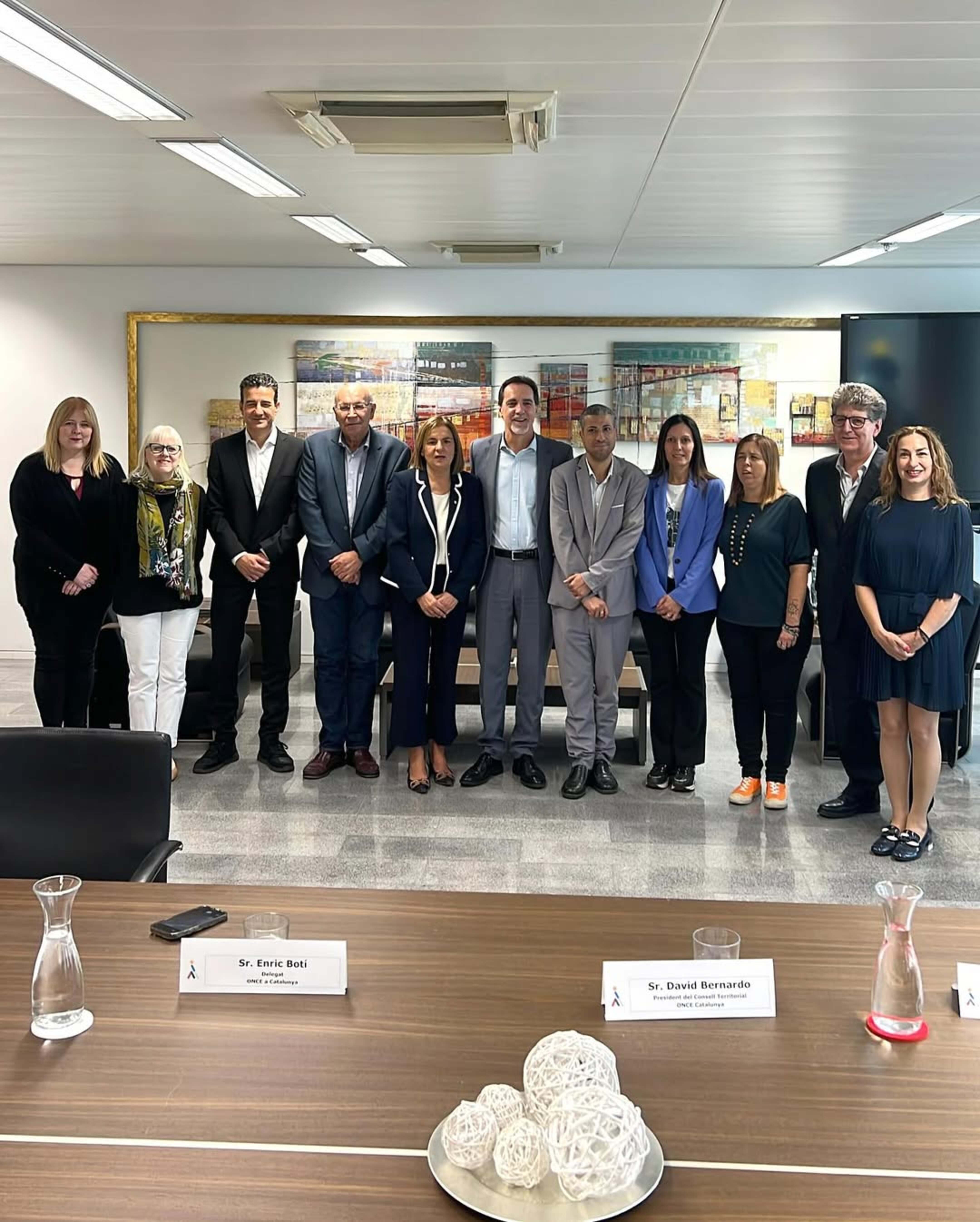 Els participants en la trobada.